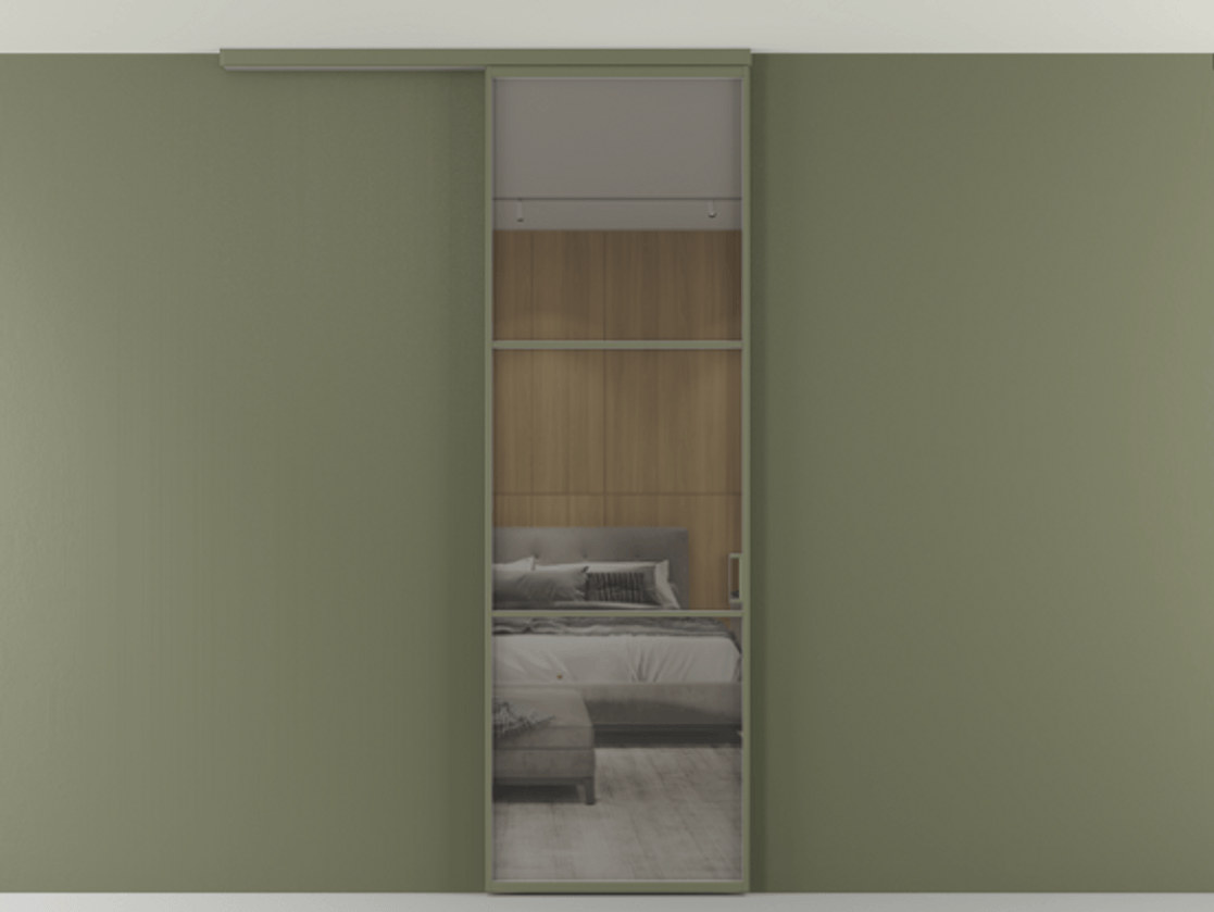 Перегородка Формато вдоль стены на потолок 1 створка АЛПР 040.03 Алюминий оливковый тёмный Рефлективное серое стекло "Стопсол", калёное. Цена 107388 ₽ 1. Полотно 2 шт. (800/2100 мм)
2. Комплект установки раздвижной системы
3. Базовый комплект фурнитуры
4.Ручка Рондо. Фабрика дверей Волховец 8 (800) 551 43 19 Перегородка Формато вдоль стены на потолок 1 створка АЛПР 040.03 Алюминий оливковый тёмный Рефлективное серое стекло "Стопсол", калёное Цена 107388 ₽ | Volhovec