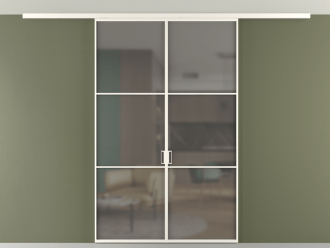 Перегородка Формато вдоль стены на потолок 2 створки АЛПР 040.03 Алюминий пудровый белый Сатинированное серое стекло, триплекс. Цена 227920 ₽ 1. Полотно 2 шт. (800/2100 мм)
2. Комплект установки раздвижной системы
3. Базовый комплект фурнитуры
4.Ручка Рондо. Фабрика дверей Волховец 8 (800) 551 43 19 Перегородка Формато вдоль стены на потолок 2 створки АЛПР 040.03 Алюминий пудровый белый Сатинированное серое стекло, триплекс Цена 227920 ₽ | Volhovec