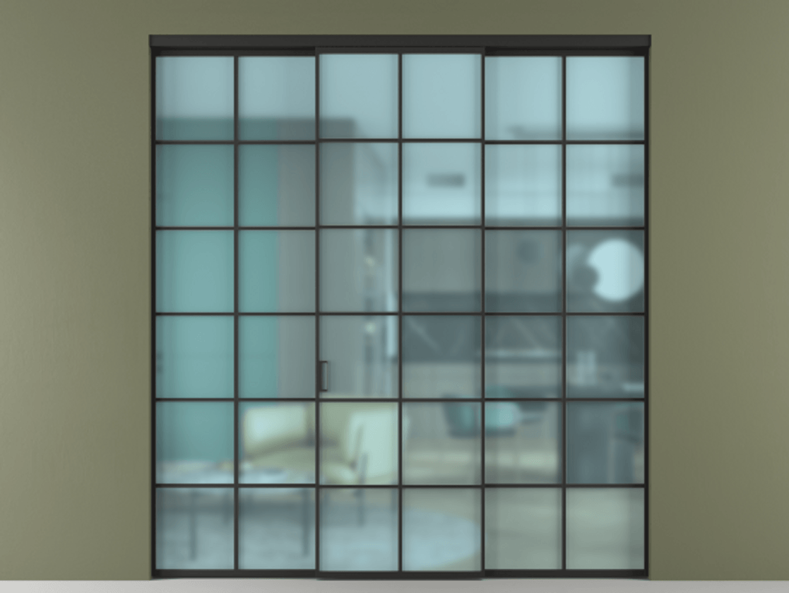 Перегородка Formato внутри проёма 3 створки АЛПР 040.05 Алюминий Черный Сатинированное голубое стекло, триплекс. Скрытый короб ЧЕР Цена 256460 ₽ 1. Полотно 3 шт. (800/2100 мм)
2. Комплект установки раздвижной системы
3. Базовый комплект фурнитуры
4.Ручка RONDO. Фабрика дверей Волховец 8 (800) 551 43 19 Перегородка Formato внутри проёма 3 створки АЛПР 040.05 Алюминий Черный Сатинированное голубое стекло, триплекс Цена 256460 ₽ | Volhovec