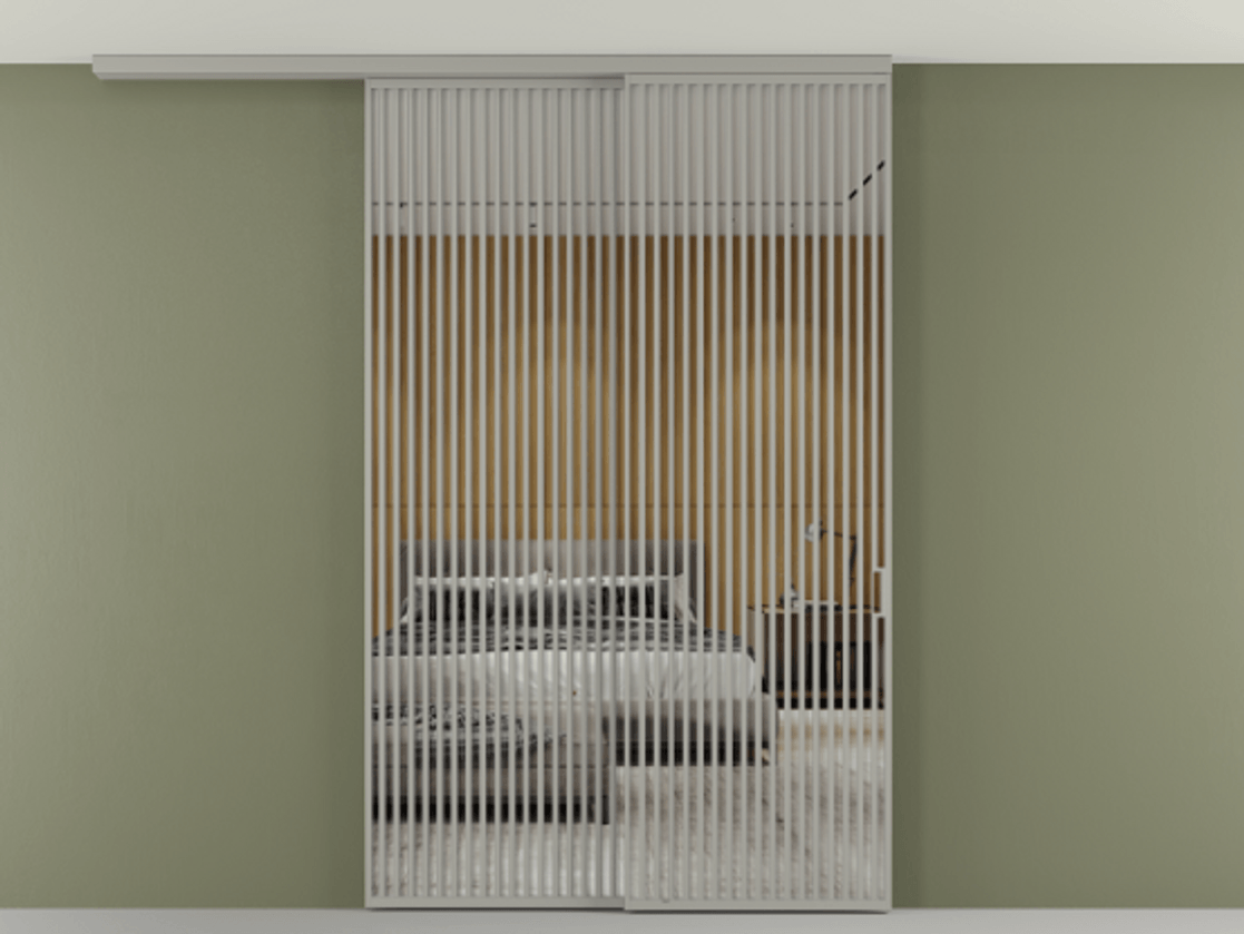 Перегородка Формато вдоль стены на потолок 2 створки с синхронным механизмом АЛПР 040.06 Алюминий нейтральный серый Двустороннее зеркало, триплекс , триплекс 6 мм. Цена 450456 ₽ 1. Полотно 2 шт. (800/2100 мм)
2. Комплект установки раздвижной системы
3. Базовый комплект фурнитуры
4.Ручка Рондо. Фабрика дверей Волховец 8 (800) 551 43 19 Перегородка Формато вдоль стены на потолок 2 створки с синхронным механизмом АЛПР 040.06 Алюминий нейтральный серый Двустороннее зеркало, триплекс , триплекс 6 мм Цена 450456 ₽ | Volhovec