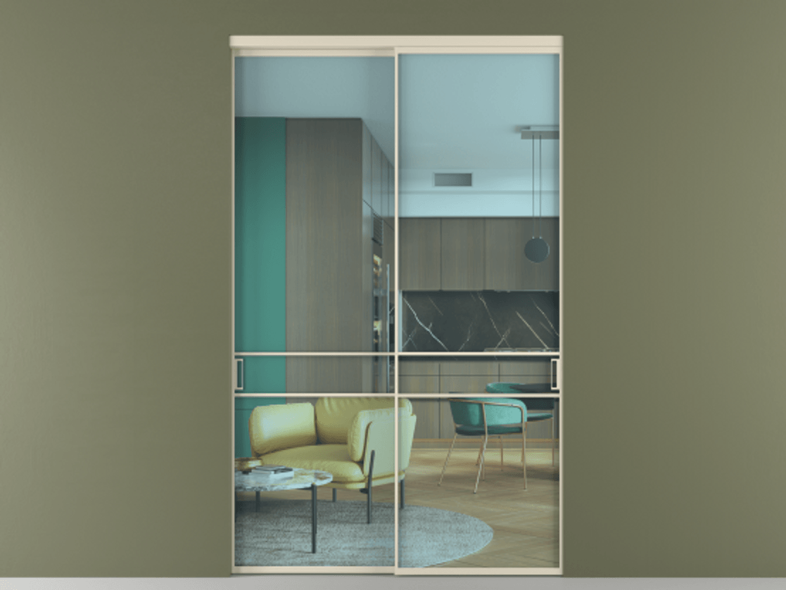 Перегородка Формато внутри проёма 2 створки АЛПР 040.02 Алюминий бежево-серый Прозрачное голубое стекло, триплекс. Цена 432260 ₽ 1. Полотно 2 шт. (800/2100 мм)
2. Комплект установки раздвижной системы
3. Базовый комплект фурнитуры
4.Ручка Рондо. Фабрика дверей Волховец 8 (800) 551 43 19 Перегородка Формато внутри проёма 2 створки АЛПР 040.02 Алюминий бежево-серый Прозрачное голубое стекло, триплекс Цена 432260 ₽ | Volhovec