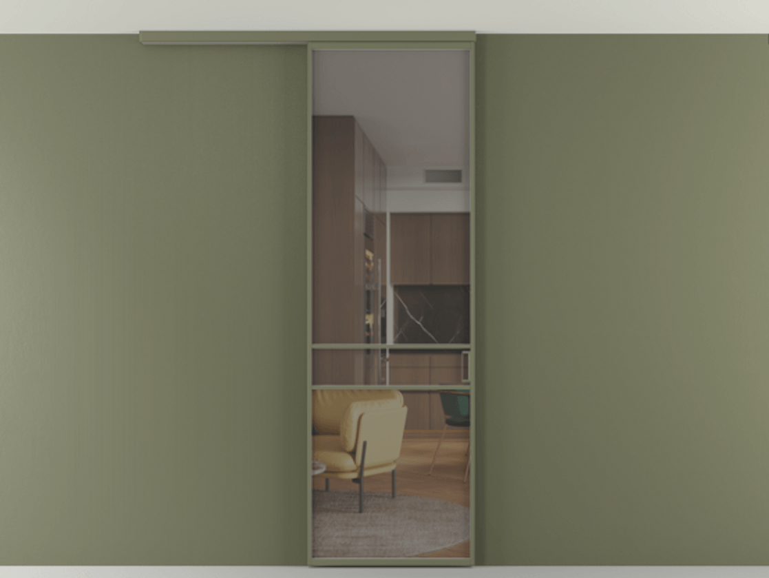 Перегородка Формато вдоль стены на потолок 1 створка АЛПР 040.02 Алюминий оливковый тёмный Прозрачное серое стекло, триплекс. Цена 96858 ₽ 1. Полотно 2 шт. (800/2100 мм)
2. Комплект установки раздвижной системы
3. Базовый комплект фурнитуры
4.Ручка Рондо. Фабрика дверей Волховец 8 (800) 551 43 19 Перегородка Формато вдоль стены на потолок 1 створка АЛПР 040.02 Алюминий оливковый тёмный Прозрачное серое стекло, триплекс Цена 96858 ₽ | Volhovec