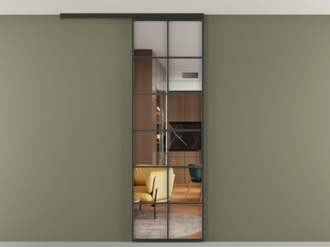 Перегородка Formato вдоль стены на потолок одностворчатая АЛПР 040.05 Алюминий Черный Прозрачное стекло "Crystal Vision", калёное, 6 мм. Скрытый короб ЧЕР Цена 122040 ₽ 1. Полотно 2 шт. (800/2100 мм)
2. Комплект установки раздвижной системы
3. Базовый комплект фурнитуры
4.Ручка RONDO
. Фабрика дверей Волховец 8 (800) 551 43 19 Перегородка Formato вдоль стены на потолок одностворчатая АЛПР 040.05 Алюминий Черный Прозрачное стекло "Crystal Vision", калёное, 6 мм Цена 122040 ₽ | Volhovec