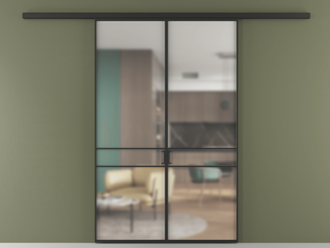 Перегородка Formato вдоль стены двустворчатая АЛПР 040.02 Алюминий Черный Сатинированное стекло "Matelux Crystal Vision", калёное, 6 мм, матовое, каленое 6 мм. Скрытый короб ЧЕР Цена 226800 ₽ 1. Полотно 2 шт. (800/2100 мм)
2. Комплект установки раздвижной системы
3. Базовый комплект фурнитуры
4.Ручка RONDO
. Фабрика дверей Волховец 8 (800) 551 43 19 Перегородка Formato вдоль стены двустворчатая АЛПР 040.02 Алюминий Черный Сатинированное стекло "Matelux Crystal Vision", калёное, 6 мм, матовое, каленое 6 мм Цена 226800 ₽ | Volhovec