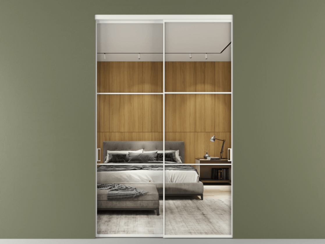 Перегородка Формато внутри проёма 2 створки АЛПР 040.03 Алюминий светло-серый Двустороннее зеркало, триплекс , триплекс 6 мм. Цена 424750 ₽ 1. Полотно 2 шт. (800/2100 мм)
2. Комплект установки раздвижной системы
3. Базовый комплект фурнитуры
4.Ручка Рондо. Фабрика дверей Волховец 8 (800) 551 43 19 Перегородка Формато внутри проёма 2 створки АЛПР 040.03 Алюминий светло-серый Двустороннее зеркало, триплекс , триплекс 6 мм Цена 424750 ₽ | Volhovec