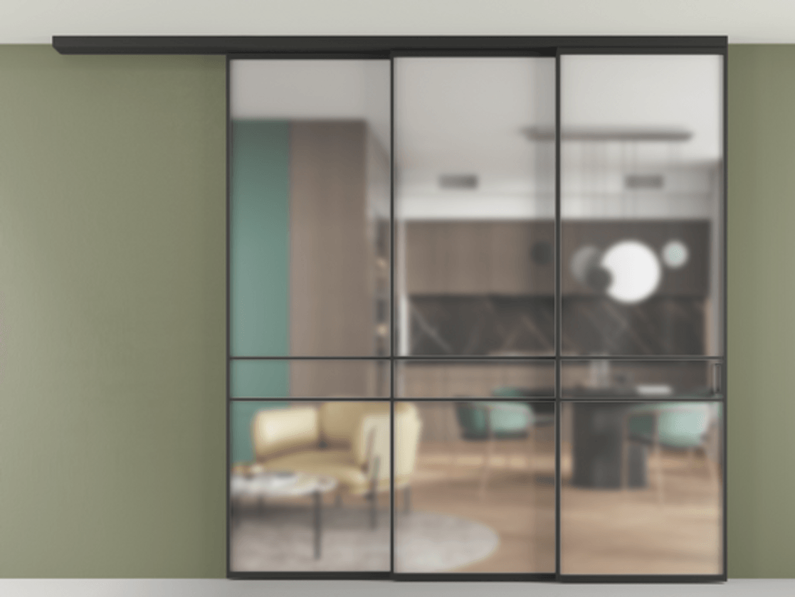 Перегородка Formato вдоль стены на потолок телескопик синхро 3 АЛПР 040.02 Алюминий Черный Сатинированное стекло "Matelux Crystal Vision", калёное, 6 мм, матовое, каленое 6 мм. Скрытый короб ЧЕР Цена 424220 ₽ 1. Полотно 2 шт. (800/2100 мм)
2. Комплект установки раздвижной системы
3. Базовый комплект фурнитуры
4.Ручка RONDO
. Фабрика дверей Волховец 8 (800) 551 43 19 Перегородка Formato вдоль стены на потолок телескопик синхро 3 АЛПР 040.02 Алюминий Черный Сатинированное стекло "Matelux Crystal Vision", калёное, 6 мм, матовое, каленое 6 мм Цена 424220 ₽ | Volhovec