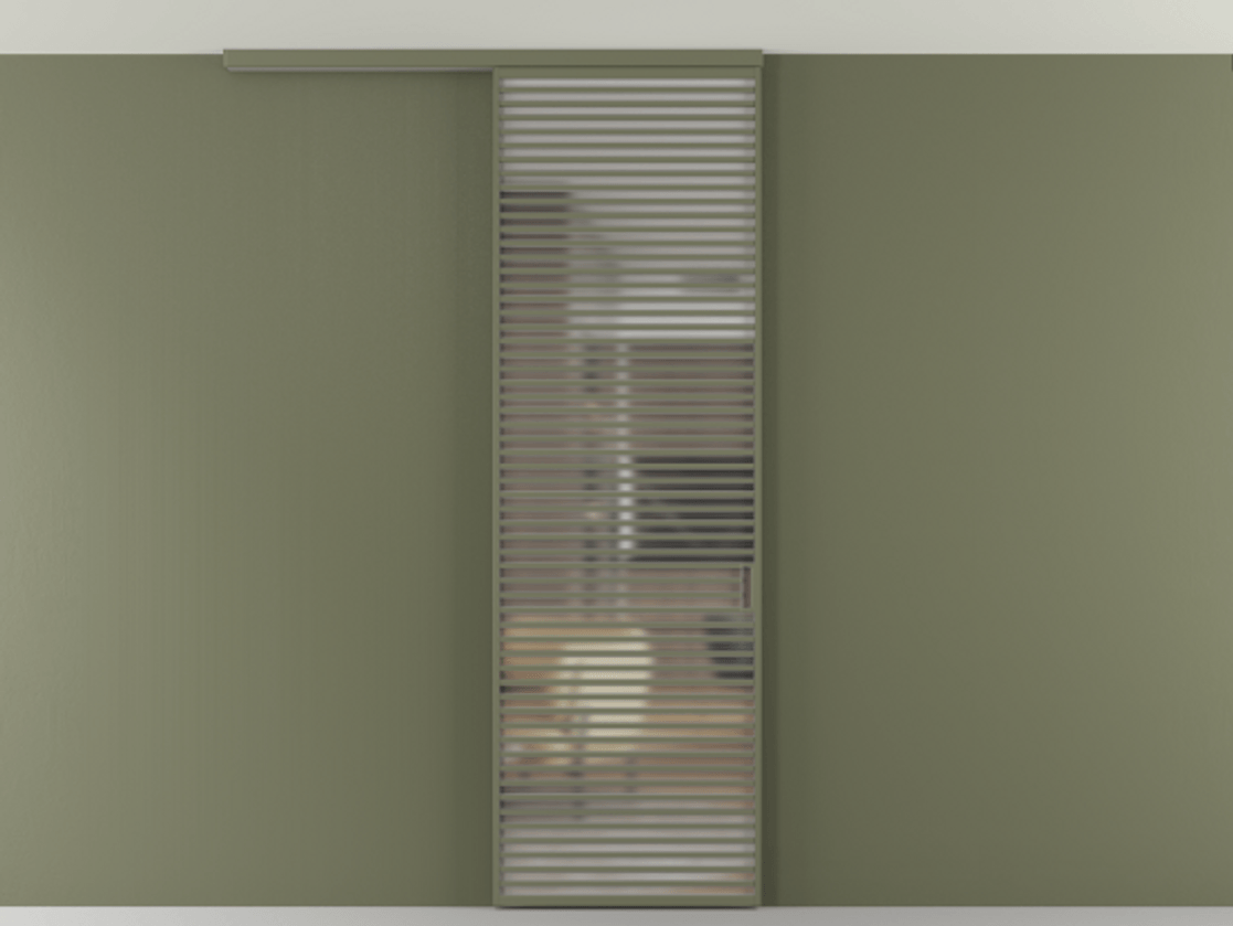 Перегородка Формато вдоль стены на потолок 1 створка АЛПР 040.07 Алюминий оливковый тёмный Сатинированное стекло "Мателюкс Кристал Вижн", калёное, матовое, каленое 6 мм. Цена 193628 ₽ 1. Полотно 2 шт. (800/2100 мм)
2. Комплект установки раздвижной системы
3. Базовый комплект фурнитуры
4.Ручка Рондо. Фабрика дверей Волховец 8 (800) 551 43 19 Перегородка Формато вдоль стены на потолок 1 створка АЛПР 040.07 Алюминий оливковый тёмный Сатинированное стекло "Мателюкс Кристал Вижн", калёное, матовое, каленое 6 мм Цена 193628 ₽ | Volhovec