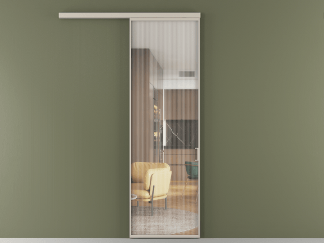 Перегородка Formato вдоль стены 1 створка АЛПР 040.01 Алюминий светло-бежевый Рифлёное стекло "Moru", триплекс. Цена 123700 ₽ 1. Полотно (800/2100 мм)
2. Комплект установки раздвижной системы
3. Базовый комплект фурнитуры
4.Ручка RONDO
. Фабрика дверей Волховец 8 (800) 551 43 19 Перегородка Formato вдоль стены 1 створка АЛПР 040.01 Алюминий светло-бежевый Рифлёное стекло "Moru", триплекс Цена 123700 ₽ | Volhovec