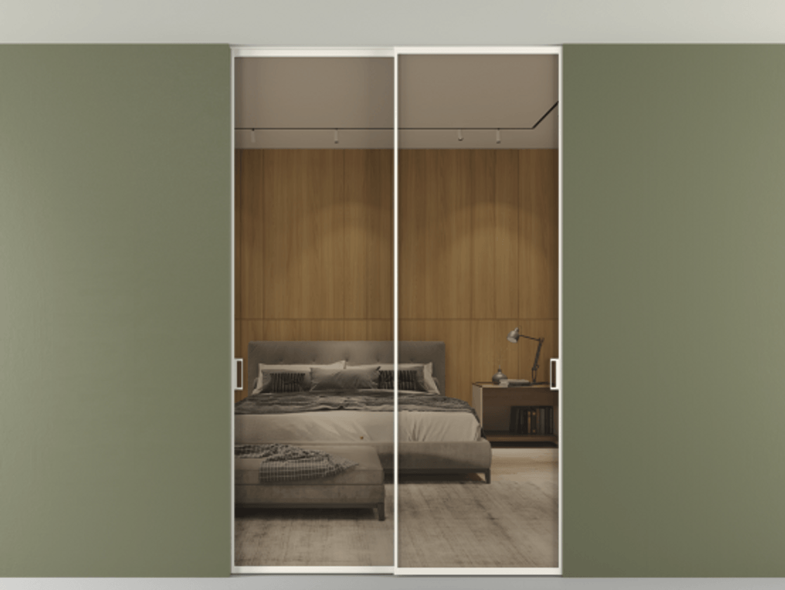 Перегородка Формато внутри проёма скрытое крепление в потолок 2 створки АЛПР 040.01 Алюминий пудровый белый Рефлективное бронзовое стекло "Стопсол", калёное. Цена 293640 ₽ 1. Полотно 2 шт. (800/2100 мм)
2. Комплект установки раздвижной системы
3. Базовый комплект фурнитуры
4. Ручка Рондо. Фабрика дверей Волховец 8 (800) 551 43 19 Перегородка Формато внутри проёма скрытое крепление в потолок 2 створки АЛПР 040.01 Алюминий пудровый белый Рефлективное бронзовое стекло "Стопсол", калёное Цена 293640 ₽ | Volhovec