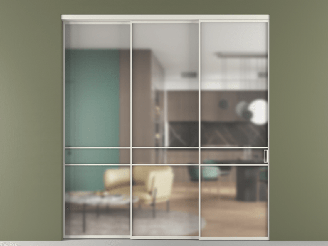 Перегородка Formato внутри проёма телескопик синхро 2 АЛПР 040.02 Алюминий Белый Сатинированное стекло "Matelux Crystal Vision", калёное, 6 мм, матовое, каленое 6 мм. Скрытый короб БЕЛ Цена 374200 ₽ 1. Полотно 3 шт. (800/2100 мм)
2. Комплект установки раздвижной системы
3. Базовый комплект фурнитуры
4. Комплект фурнитуры телескопик синхро-2
5.Ручка RONDO
. Фабрика дверей Волховец 8 (800) 551 43 19 Перегородка Formato внутри проёма телескопик синхро 2 АЛПР 040.02 Алюминий Белый Сатинированное стекло "Matelux Crystal Vision", калёное, 6 мм, матовое, каленое 6 мм Цена 374200 ₽ | Volhovec