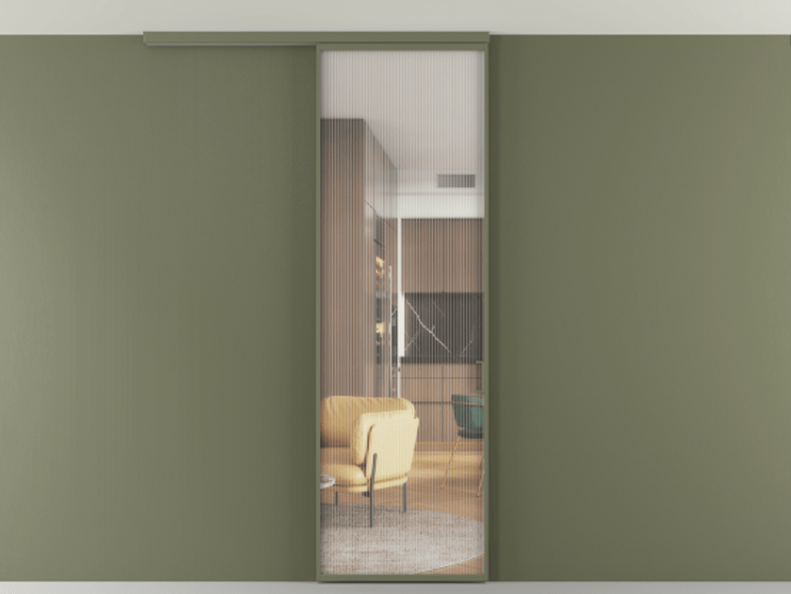 Перегородка Формато вдоль стены на потолок 1 створка АЛПР 040.01 Алюминий оливковый тёмный Рифлёное стекло "Мору", триплекс. Цена 102636 ₽ 1. Полотно 2 шт. (800/2100 мм)
2. Комплект установки раздвижной системы
3. Базовый комплект фурнитуры
4.Ручка Рондо. Фабрика дверей Волховец 8 (800) 551 43 19 Перегородка Формато вдоль стены на потолок 1 створка АЛПР 040.01 Алюминий оливковый тёмный Рифлёное стекло "Мору", триплекс Цена 102636 ₽ | Volhovec