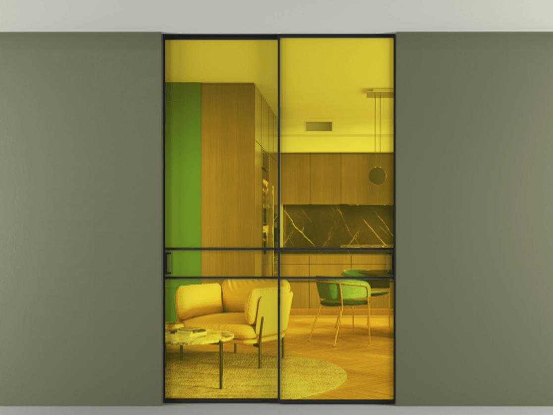 Перегородка Формато внутри проёма скрытое крепление в потолок 2 створки АЛПР 040.02 Алюминий Черный Прозрачное жёлтое стекло, триплекс. Скрытый короб ЧЕР Цена 250140 ₽ 1. Полотно 2 шт. (800/2100 мм)
2. Комплект установки раздвижной системы
3. Базовый комплект фурнитуры
4. Ручка Рондо. Фабрика дверей Волховец 8 (800) 551 43 19 Перегородка Формато внутри проёма скрытое крепление в потолок 2 створки АЛПР 040.02 Алюминий Черный Прозрачное жёлтое стекло, триплекс Цена 250140 ₽ | Volhovec