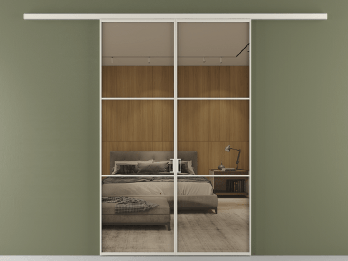 Перегородка Формато вдоль стены 2 створки АЛПР 040.03 Алюминий облачно-серый Рефлективное бронзовое стекло "Стопсол", калёное. Цена 249000 ₽ 1. Полотно 2 шт. (800/2100 мм)
2. Комплект установки раздвижной системы
3. Базовый комплект фурнитуры
4.Ручка Рондо. Фабрика дверей Волховец 8 (800) 551 43 19 Перегородка Формато вдоль стены 2 створки АЛПР 040.03 Алюминий облачно-серый Рефлективное бронзовое стекло "Стопсол", калёное Цена 249000 ₽ | Volhovec