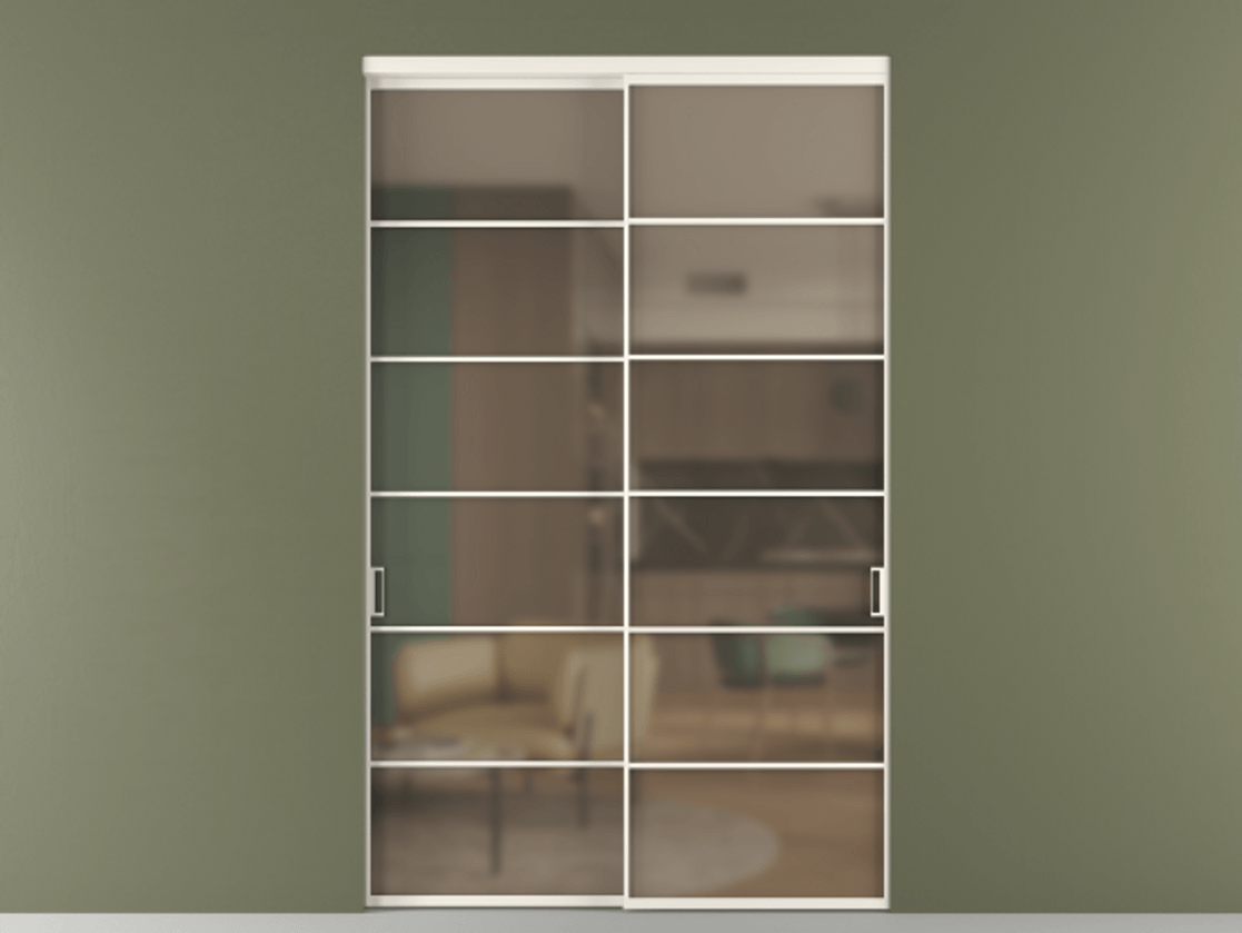 Перегородка Формато внутри проёма 2 створки АЛПР 040.04 Алюминий пудровый белый Сатинированное бронзовое стекло, триплекс. Цена 436450 ₽ 1. Полотно 2 шт. (800/2100 мм)
2. Комплект установки раздвижной системы
3. Базовый комплект фурнитуры
4.Ручка Рондо. Фабрика дверей Волховец 8 (800) 551 43 19 Перегородка Формато внутри проёма 2 створки АЛПР 040.04 Алюминий пудровый белый Сатинированное бронзовое стекло, триплекс Цена 436450 ₽ | Volhovec