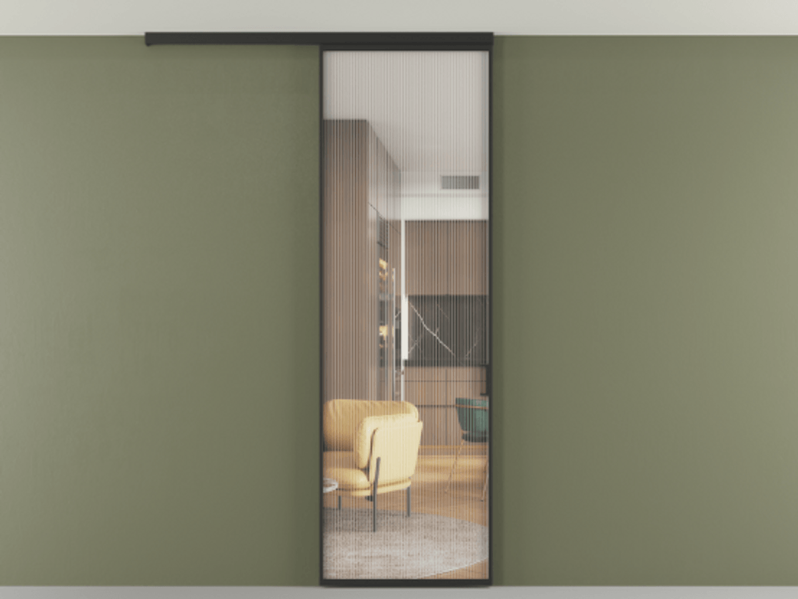 Перегородка Формато вдоль стены на потолок 1 створка АЛПР 040.01 Алюминий Черный Рифлёное стекло "Мору", триплекс. Скрытый короб ЧЕР Цена 94898 ₽ 1. Полотно 2 шт. (800/2100 мм)
2. Комплект установки раздвижной системы
3. Базовый комплект фурнитуры
4.Ручка Рондо. Фабрика дверей Волховец 8 (800) 551 43 19 Перегородка Формато вдоль стены на потолок 1 створка АЛПР 040.01 Алюминий Черный Рифлёное стекло "Мору", триплекс Цена 94898 ₽ | Volhovec