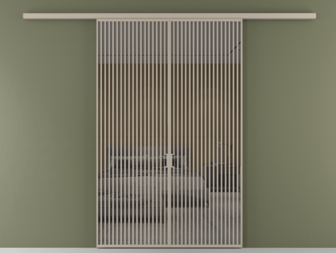 Перегородка Formato вдоль стены 2 створки АЛПР 040.06 Алюминий бисквитный Рефлективное серое стекло "Stopsol", калёное. Цена 445000 ₽ 1. Полотно 2 шт. (800/2100 мм)
2. Комплект установки раздвижной системы
3. Базовый комплект фурнитуры
4.Ручка RONDO
. Фабрика дверей Волховец 8 (800) 551 43 19 Перегородка Formato вдоль стены 2 створки АЛПР 040.06 Алюминий бисквитный Рефлективное серое стекло "Stopsol", калёное Цена 445000 ₽ | Volhovec