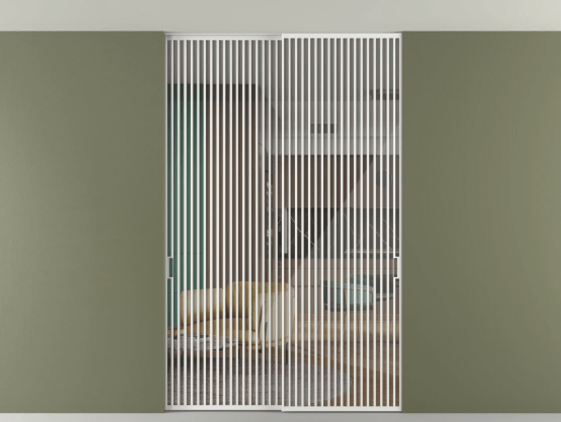 Перегородка Формато внутри проёма скрытое крепление в потолок 2 створки АЛПР 040.06 Алюминий белоснежный Рефлективное прозрачное стекло "Стопсол", калёное. Цена 758751 сом 1. Полотно 2 шт. (800/2100 мм)
2. Комплект установки раздвижной системы
3. Базовый комплект фурнитуры
4. Ручка RONDO. Фабрика дверей Волховец 8 (800) 551 43 19 Перегородка Формато внутри проёма скрытое крепление в потолок 2 створки АЛПР 040.06 Алюминий белоснежный Рефлективное прозрачное стекло "Стопсол", калёное Цена 758751 сом | Volhovec