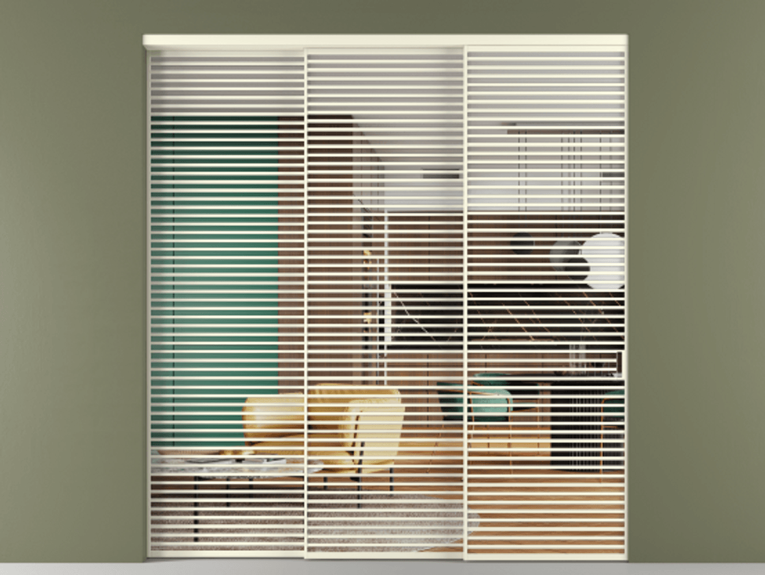 Перегородка Formato внутри проёма 3 створки с синхронным механизмом АЛПР 040.07 Алюминий молочно-белый Прозрачное стекло "Crystal Vision", калёное. Цена 707600 ₽ 1. Полотно 3 шт. (800/2100 мм)
2. Комплект установки раздвижной системы
3. Базовый комплект фурнитуры
4. Комплект фурнитуры телескопик синхро-2
5.Ручка RONDO
. Фабрика дверей Волховец 8 (800) 551 43 19 Перегородка Formato внутри проёма 3 створки с синхронным механизмом АЛПР 040.07 Алюминий молочно-белый Прозрачное стекло "Crystal Vision", калёное Цена 707600 ₽ | Volhovec