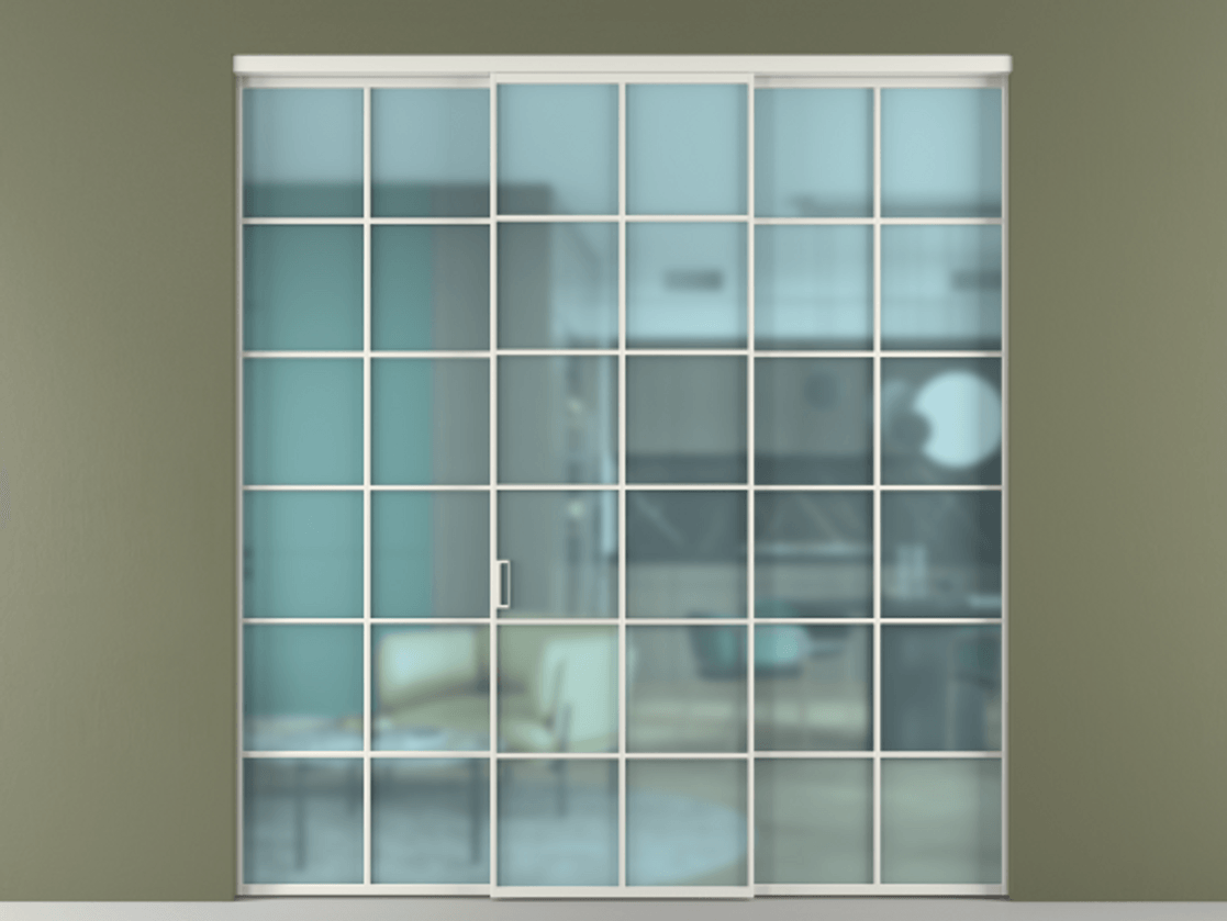 Перегородка Formato внутри проёма 3 створки АЛПР 040.05 Алюминий серый Сатинированное голубое стекло, триплекс. Цена 267260 ₽ 1. Полотно 3 шт. (800/2100 мм)
2. Комплект установки раздвижной системы
3. Базовый комплект фурнитуры
4.Ручка RONDO. Фабрика дверей Волховец 8 (800) 551 43 19 Перегородка Formato внутри проёма 3 створки АЛПР 040.05 Алюминий серый Сатинированное голубое стекло, триплекс Цена 267260 ₽ | Volhovec