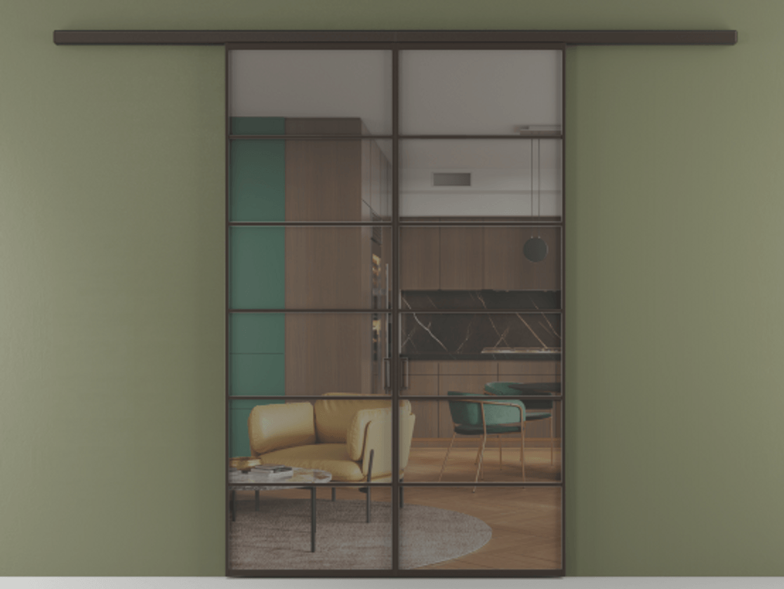 Перегородка Формато вдоль стены 2 створки АЛПР 040.04 Алюминий антрацит Прозрачное серое стекло, триплекс. Цена 207150 ₽ 1. Полотно 2 шт. (800/2100 мм)
2. Комплект установки раздвижной системы
3. Базовый комплект фурнитуры
4.Ручка Рондо. Фабрика дверей Волховец 8 (800) 551 43 19 Перегородка Формато вдоль стены 2 створки АЛПР 040.04 Алюминий антрацит Прозрачное серое стекло, триплекс Цена 207150 ₽ | Volhovec