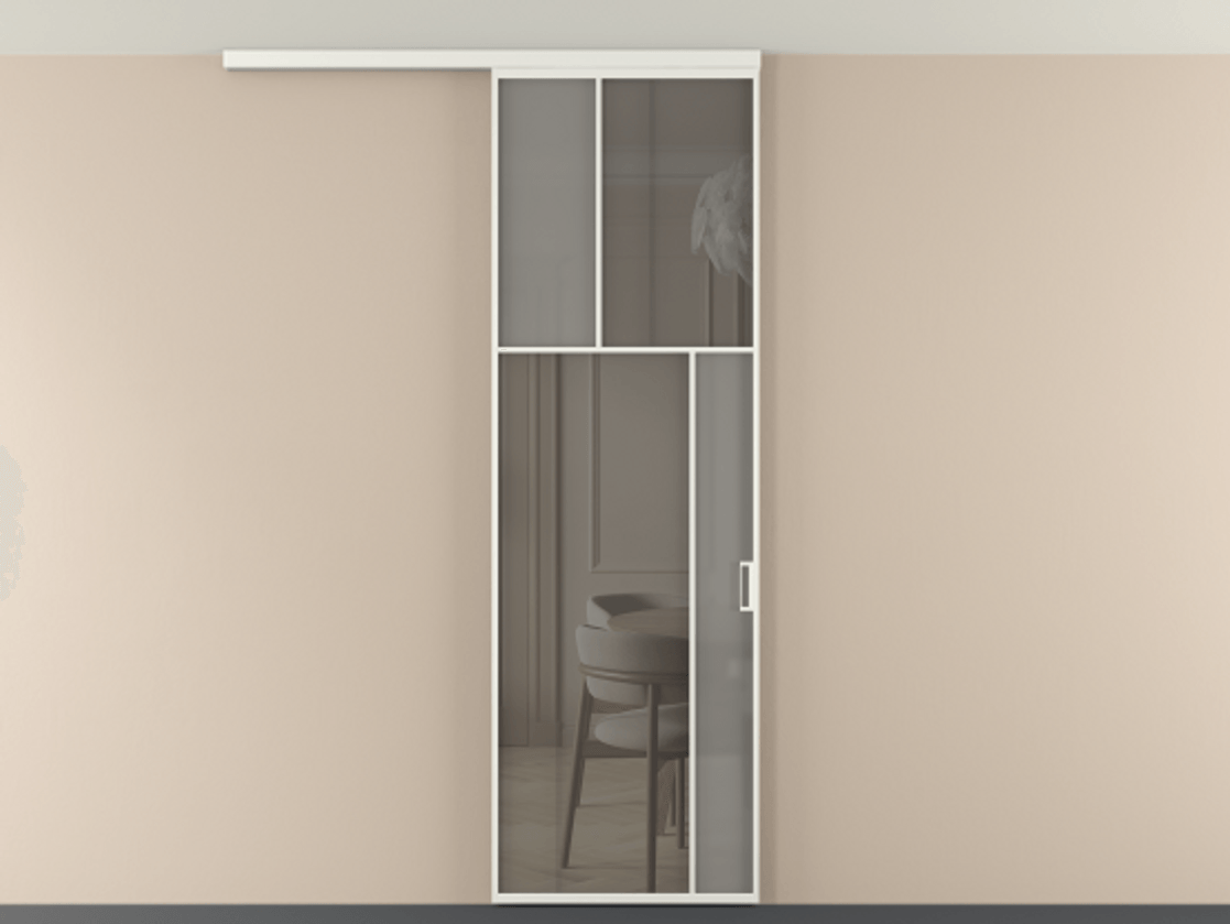 Перегородка Мозаик вдоль стены на потолок 1 створка АЛПР 041.23 Алюминий светло-серый Сатинированное серое стекло, триплекс, 6 мм + Прозрачное серое стекло, триплекс. Цена 135040 ₽ . Фабрика дверей Волховец 8 (800) 551 43 19 Перегородка Мозаик вдоль стены на потолок 1 створка АЛПР 041.23 Алюминий светло-серый Сатинированное серое стекло, триплекс, 6 мм + Прозрачное серое стекло, триплекс Цена 135040 ₽ | Volhovec