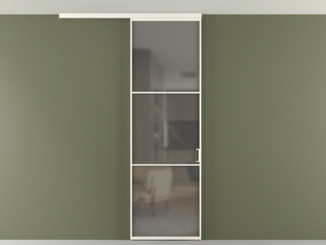 Перегородка Формато вдоль стены на потолок 1 створка АЛПР 040.03 Алюминий пудровый белый Сатинированное серое стекло, триплекс. Цена 141030 сом 1. Полотно 2 шт. (800/2100 мм)
2. Комплект установки раздвижной системы
3. Базовый комплект фурнитуры
4.Ручка Рондо. Фабрика дверей Волховец 8 (800) 551 43 19 Перегородка Формато вдоль стены на потолок 1 створка АЛПР 040.03 Алюминий пудровый белый Сатинированное серое стекло, триплекс Цена 141030 сом | Volhovec