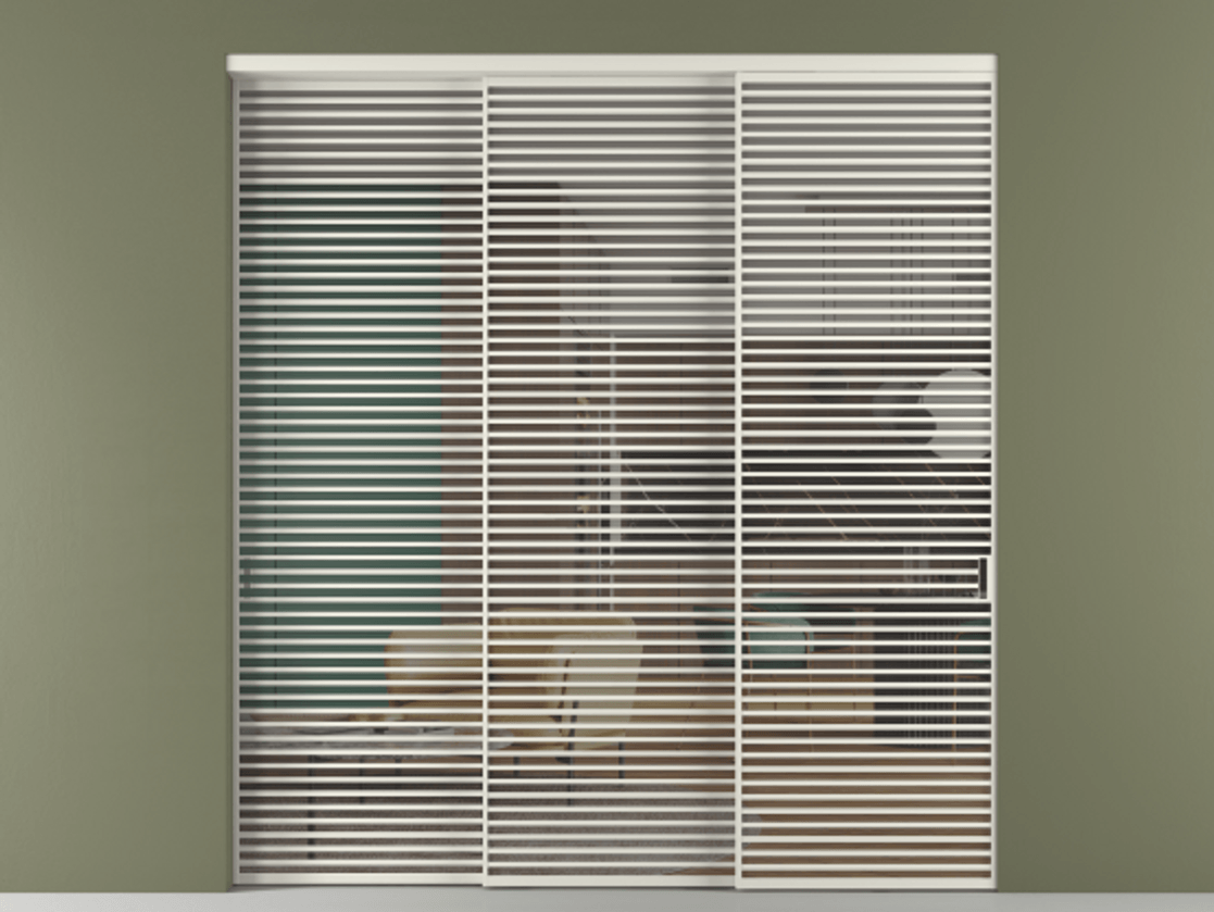 Перегородка Formato внутри проёма телескопик синхро 2 АЛПР 040.07 Алюминий Белый Прозрачное серое стекло, триплекс. Скрытый короб БЕЛ Цена 552520 ₽ 1. Полотно 3 шт. (800/2100 мм)
2. Комплект установки раздвижной системы
3. Базовый комплект фурнитуры
4. Комплект фурнитуры телескопик синхро-2
5.Ручка RONDO
. Фабрика дверей Волховец 8 (800) 551 43 19 Перегородка Formato внутри проёма телескопик синхро 2 АЛПР 040.07 Алюминий Белый Прозрачное серое стекло, триплекс Цена 552520 ₽ | Volhovec