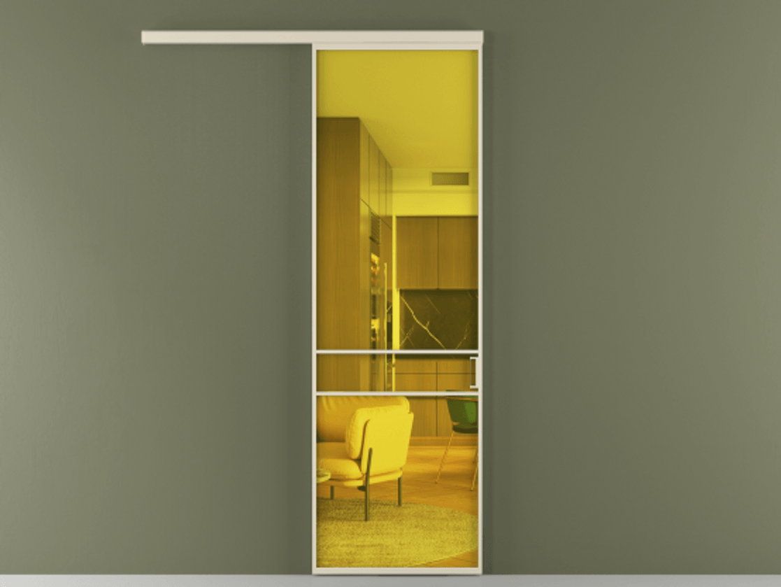 Дверь межкомнатная New Перегородка Formato вдоль стены одностворчатая АЛПР 040.02 Алюминий бежево-серый Прозрачное жёлтое стекло, триплекс Цена 114100 1. Полотно (800/2100 мм)
2. Комплект установки раздвижной системы
3. Базовый комплект фурнитуры
4.Ручка RONDO
. Фабрика дверей Волховец 8 (800) 551 43 19 Межкомнатная дверь New Перегородка Formato вдоль стены одностворчатая АЛПР 040.02 Алюминий бежево-серый Прозрачное жёлтое стекло, триплекс Цена 114100 | Volhovec