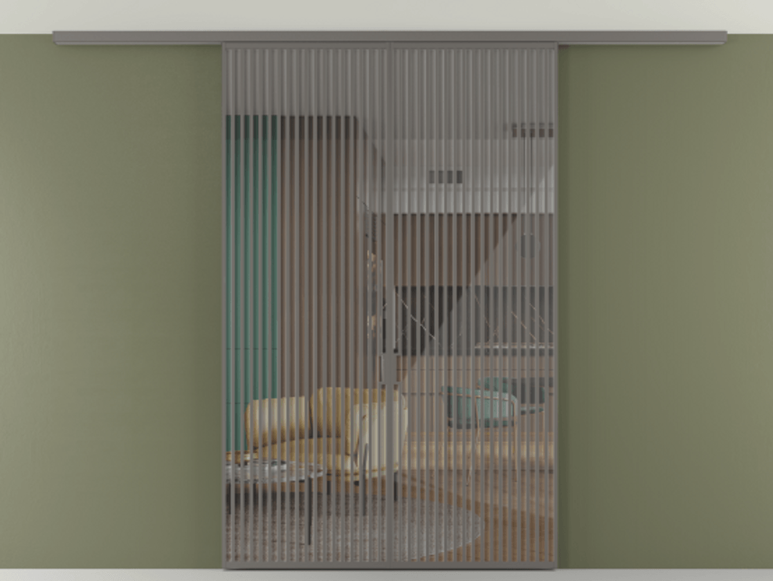 Перегородка Формато вдоль стены на потолок 2 створки АЛПР 040.06 Алюминий классический серый Рефлективное прозрачное стекло "Стопсол", калёное. Цена 380156 ₽ 1. Полотно 2 шт. (800/2100 мм)
2. Комплект установки раздвижной системы
3. Базовый комплект фурнитуры
4.Ручка Рондо. Фабрика дверей Волховец 8 (800) 551 43 19 Перегородка Формато вдоль стены на потолок 2 створки АЛПР 040.06 Алюминий классический серый Рефлективное прозрачное стекло "Стопсол", калёное Цена 380156 ₽ | Volhovec