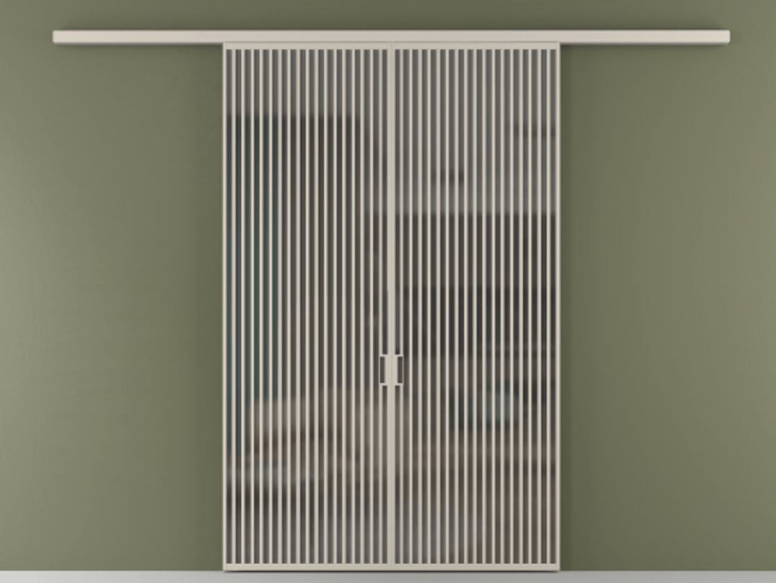 Перегородка Formato вдоль стены 2 створки АЛПР 040.06 Алюминий светло-бежевый Сатинированное серое стекло, триплекс. Цена 429000 ₽ 1. Полотно 2 шт. (800/2100 мм)
2. Комплект установки раздвижной системы
3. Базовый комплект фурнитуры
4.Ручка RONDO
. Фабрика дверей Волховец 8 (800) 551 43 19 Перегородка Formato вдоль стены 2 створки АЛПР 040.06 Алюминий светло-бежевый Сатинированное серое стекло, триплекс Цена 429000 ₽ | Volhovec