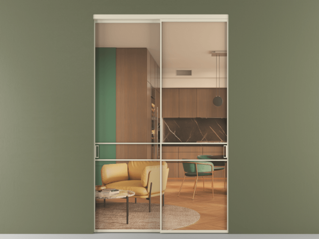 Перегородка Формато внутри проёма 2 створки АЛПР 040.02 Алюминий бежево-серый Прозрачное оранжевое стекло, триплекс. Цена 22500 AZE 1. Полотно 2 шт. (800/2100 мм)
2. Комплект установки раздвижной системы
3. Базовый комплект фурнитуры
4.Ручка Рондо. Фабрика дверей Волховец 8 (800) 551 43 19 Перегородка Формато внутри проёма 2 створки АЛПР 040.02 Алюминий бежево-серый Прозрачное оранжевое стекло, триплекс Цена 22500 AZE | Volhovec