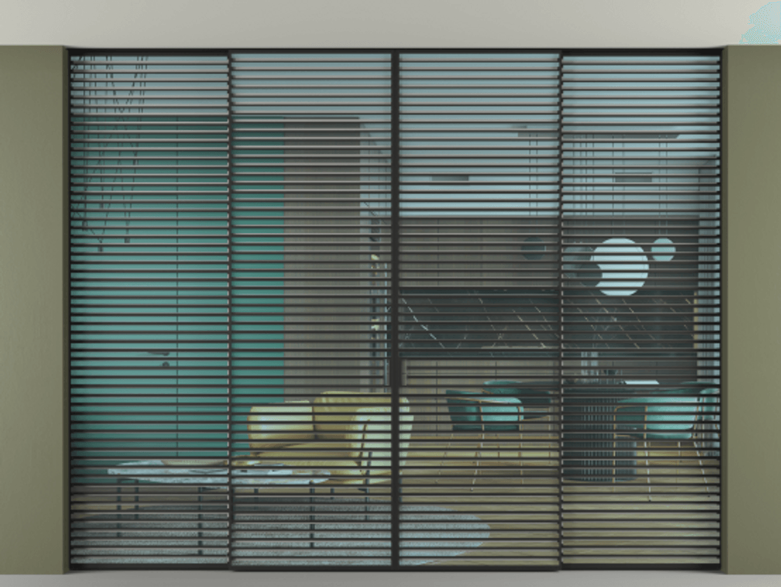 Перегородка Formato внутри проёма скрытое крепление в потолок 4 створки АЛПР 040.07 Алюминий Черный Прозрачное голубое стекло, триплекс. Скрытый короб ЧЕР Цена 772796 ₽ 1. Полотно 4 шт. (800/2100 мм)
2. Комплект установки раздвижной системы
3. Базовый комплект фурнитуры
4.Ручка RONDO. Фабрика дверей Волховец 8 (800) 551 43 19 Перегородка Formato внутри проёма скрытое крепление в потолок 4 створки АЛПР 040.07 Алюминий Черный Прозрачное голубое стекло, триплекс Цена 772796 ₽ | Volhovec