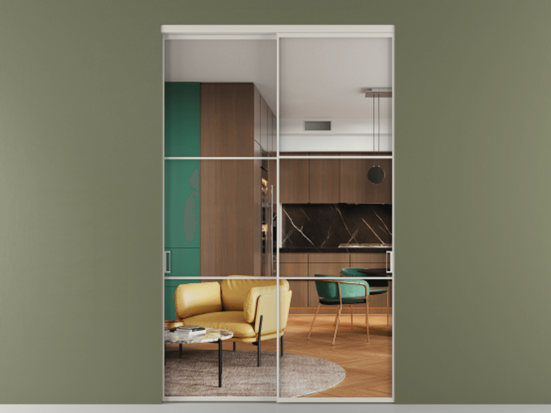 Перегородка Формато внутри проёма 2 створки АЛПР 040.03 Алюминий тёплый серый Прозрачное стекло "Кристал Вижн", калёное. Цена 478300 ₽ 1. Полотно 2 шт. (800/2100 мм)
2. Комплект установки раздвижной системы
3. Базовый комплект фурнитуры
4.Ручка RONDO. Фабрика дверей Волховец 8 (800) 551 43 19 Перегородка Формато внутри проёма 2 створки АЛПР 040.03 Алюминий тёплый серый Прозрачное стекло "Кристал Вижн", калёное Цена 478300 ₽ | Volhovec