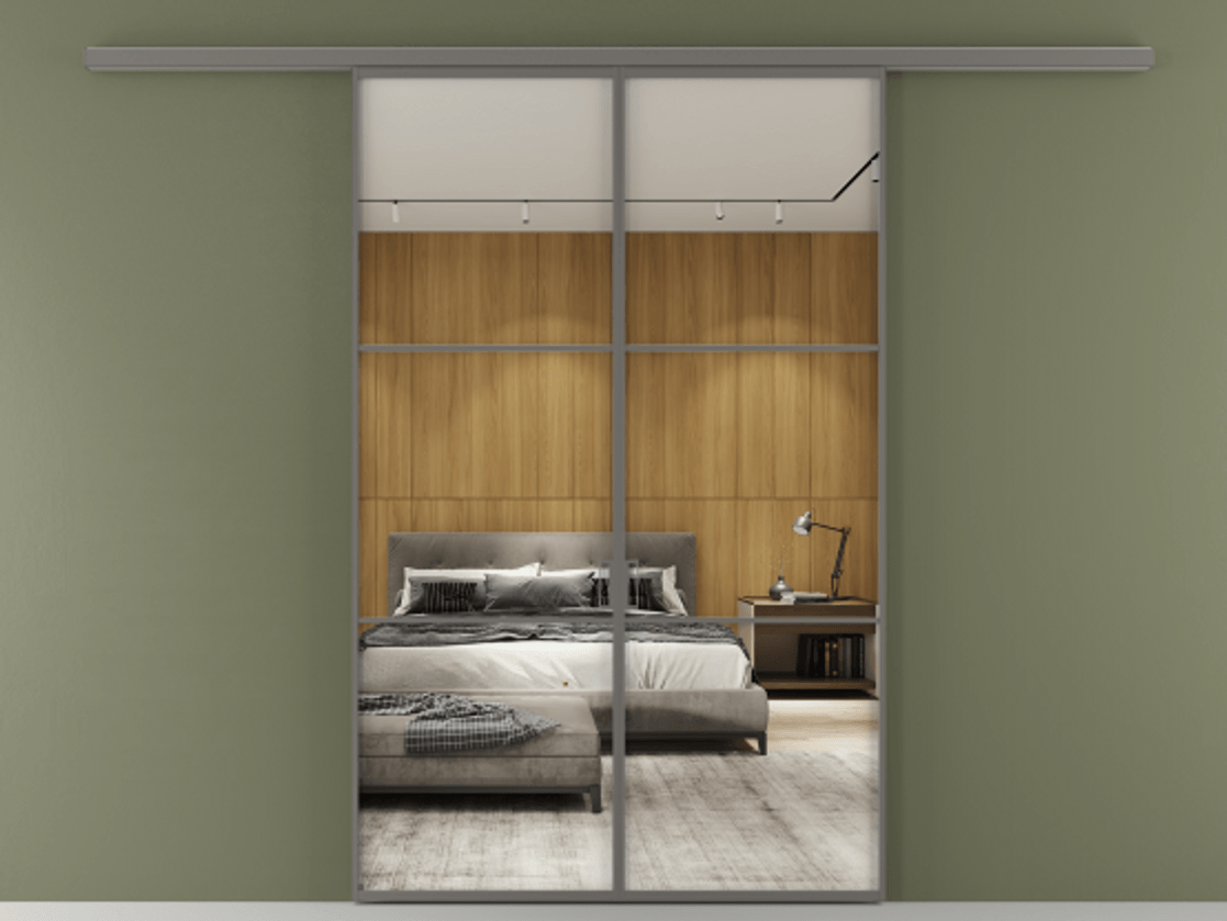 Перегородка Формато вдоль стены 2 створки АЛПР 040.03 Алюминий классический серый Двустороннее зеркало, триплекс , триплекс 6 мм. Цена 1318110 AMD 1. Полотно 2 шт. (800/2100 мм)
2. Комплект установки раздвижной системы
3. Базовый комплект фурнитуры
4.Ручка Рондо. Фабрика дверей Волховец 8 (800) 551 43 19 Перегородка Формато вдоль стены 2 створки АЛПР 040.03 Алюминий классический серый Двустороннее зеркало, триплекс , триплекс 6 мм Цена 1318110 AMD | Volhovec