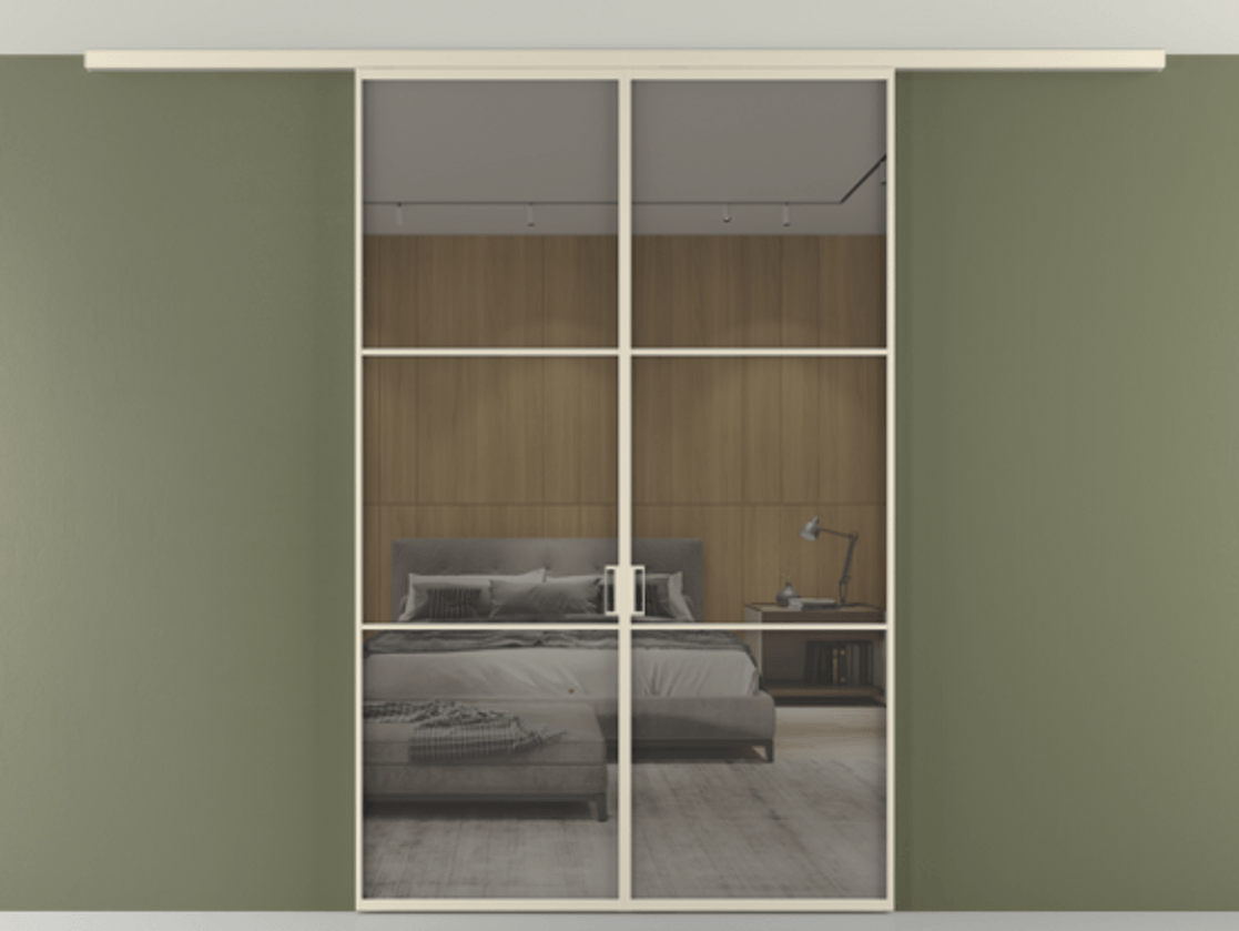 Перегородка Формато вдоль стены на потолок 2 створки АЛПР 040.03 Алюминий бежево-серый Рефлективное серое стекло "Стопсол", калёное. Цена 243920 ₽ 1. Полотно 2 шт. (800/2100 мм)
2. Комплект установки раздвижной системы
3. Базовый комплект фурнитуры
4.Ручка Рондо. Фабрика дверей Волховец 8 (800) 551 43 19 Перегородка Формато вдоль стены на потолок 2 створки АЛПР 040.03 Алюминий бежево-серый Рефлективное серое стекло "Стопсол", калёное Цена 243920 ₽ | Volhovec