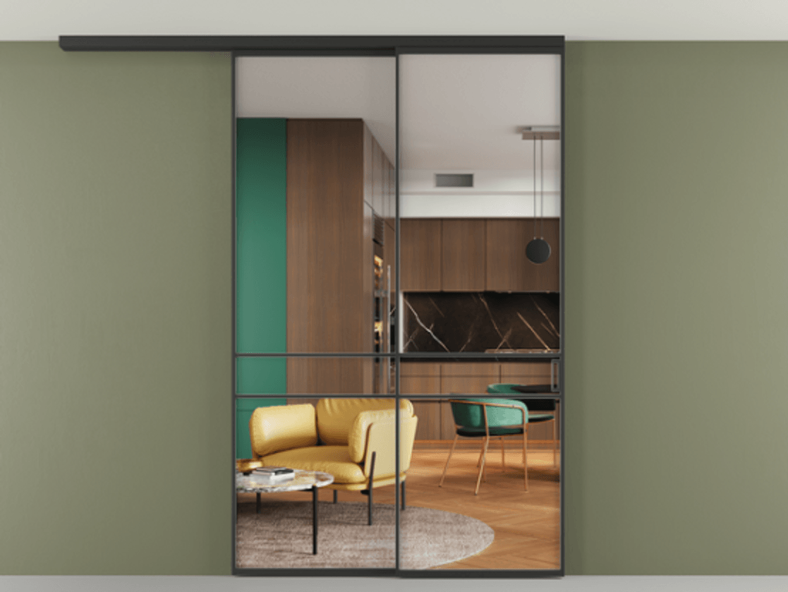 Перегородка Formato вдоль стены на потолок телескопик синхро 2 АЛПР 040.02 Алюминий Черный Прозрачное стекло "Crystal Vision", калёное, 6 мм. Скрытый короб ЧЕР Цена 295180 ₽ 1. Полотно 2 шт. (800/2100 мм)
2. Комплект установки раздвижной системы
3. Базовый комплект фурнитуры
4.Ручка RONDO
. Фабрика дверей Волховец 8 (800) 551 43 19 Перегородка Formato вдоль стены на потолок телескопик синхро 2 АЛПР 040.02 Алюминий Черный Прозрачное стекло "Crystal Vision", калёное, 6 мм Цена 295180 ₽ | Volhovec