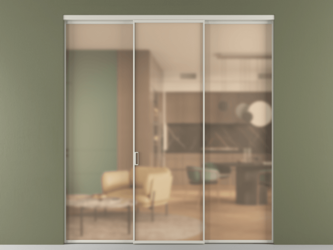 Перегородка Formato внутри проёма 3 створки АЛПР 040.01 Алюминий тёплый серый Сатинированное оранжевое стекло, триплекс. Цена 277400 ₽ 1. Полотно 3 шт. (800/2100 мм)
2. Комплект установки раздвижной системы
3. Базовый комплект фурнитуры
4.Ручка RONDO. Фабрика дверей Волховец 8 (800) 551 43 19 Перегородка Formato внутри проёма 3 створки АЛПР 040.01 Алюминий тёплый серый Сатинированное оранжевое стекло, триплекс Цена 277400 ₽ | Volhovec