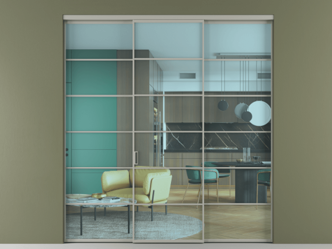 Перегородка Формато внутри проёма 3 створки АЛПР 040.04 Алюминий нейтральный серый Прозрачное голубое стекло, триплекс. Цена 254825 ₽ 1. Полотно 3 шт. (800/2100 мм)
2. Комплект установки раздвижной системы
3. Базовый комплект фурнитуры
4.Ручка Рондо. Фабрика дверей Волховец 8 (800) 551 43 19 Перегородка Формато внутри проёма 3 створки АЛПР 040.04 Алюминий нейтральный серый Прозрачное голубое стекло, триплекс Цена 254825 ₽ | Volhovec