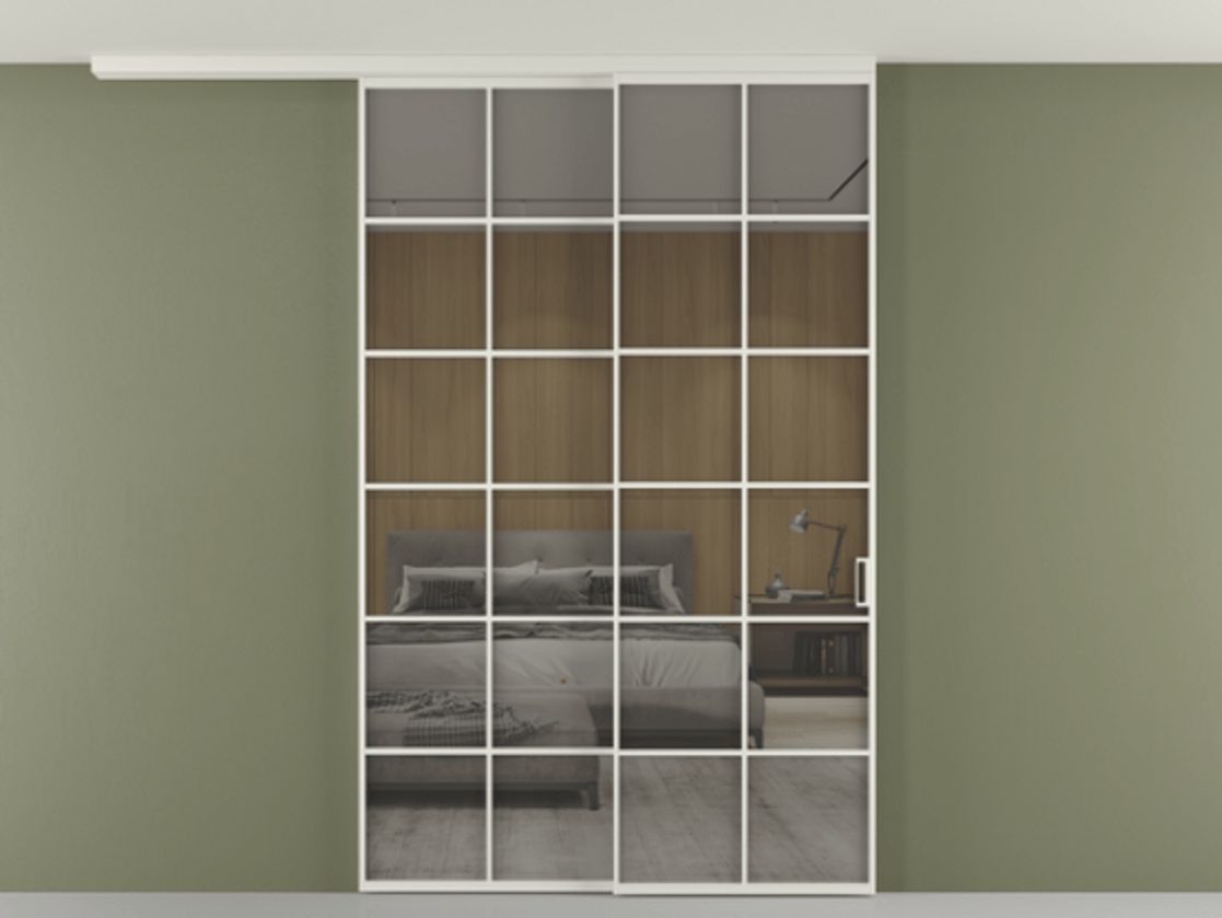 Перегородка Formato вдоль стены на потолок телескопик синхро 2 АЛПР 040.05 Алюминий Белый Рефлективное серое стекло "Stopsol", калёное, 6 мм. Скрытый короб БЕЛ Цена 310580 ₽ 1. Полотно 2 шт. (800/2100 мм)
2. Комплект установки раздвижной системы
3. Базовый комплект фурнитуры
4.Ручка RONDO
. Фабрика дверей Волховец 8 (800) 551 43 19 Перегородка Formato вдоль стены на потолок телескопик синхро 2 АЛПР 040.05 Алюминий Белый Рефлективное серое стекло "Stopsol", калёное, 6 мм Цена 310580 ₽ | Volhovec