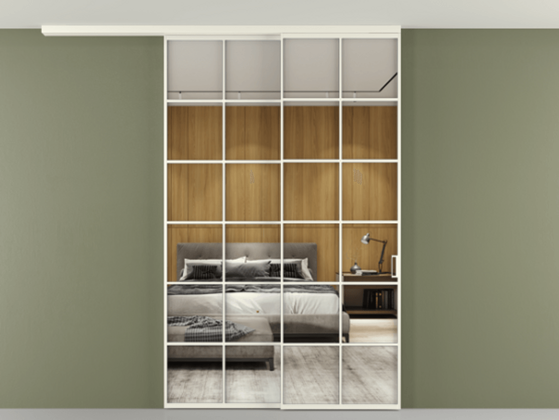 Перегородка Формато вдоль стены на потолок 2 створки с синхронным механизмом АЛПР 040.05 Алюминий жемчужный Двустороннее зеркало, триплекс , триплекс 6 мм. Цена 291704 ₽ 1. Полотно 2 шт. (800/2100 мм)
2. Комплект установки раздвижной системы
3. Базовый комплект фурнитуры
4.Ручка Рондо. Фабрика дверей Волховец 8 (800) 551 43 19 Перегородка Формато вдоль стены на потолок 2 створки с синхронным механизмом АЛПР 040.05 Алюминий жемчужный Двустороннее зеркало, триплекс , триплекс 6 мм Цена 291704 ₽ | Volhovec