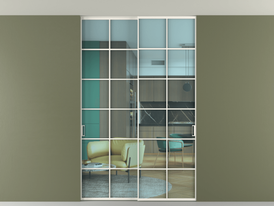 Перегородка Формато внутри проёма скрытое крепление в потолок 2 створки АЛПР 040.05 Алюминий пудровый белый Прозрачное голубое стекло, триплекс. Цена 261085 ₽ 1. Полотно 2 шт. (800/2100 мм)
2. Комплект установки раздвижной системы
3. Базовый комплект фурнитуры
4. Ручка RONDO. Фабрика дверей Волховец 8 (800) 551 43 19 Перегородка Формато внутри проёма скрытое крепление в потолок 2 створки АЛПР 040.05 Алюминий пудровый белый Прозрачное голубое стекло, триплекс Цена 261085 ₽ | Volhovec