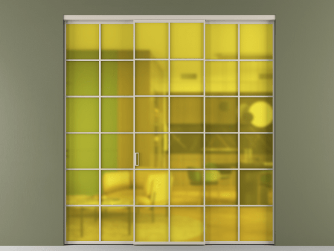 Перегородка Formato внутри проёма 3 створки АЛПР 040.05 Алюминий светло-бежевый Сатинированное жёлтое стекло, триплекс. Цена 254825 ₽ 1. Полотно 3 шт. (800/2100 мм)
2. Комплект установки раздвижной системы
3. Базовый комплект фурнитуры
4.Ручка RONDO. Фабрика дверей Волховец 8 (800) 551 43 19 Перегородка Formato внутри проёма 3 створки АЛПР 040.05 Алюминий светло-бежевый Сатинированное жёлтое стекло, триплекс Цена 254825 ₽ | Volhovec