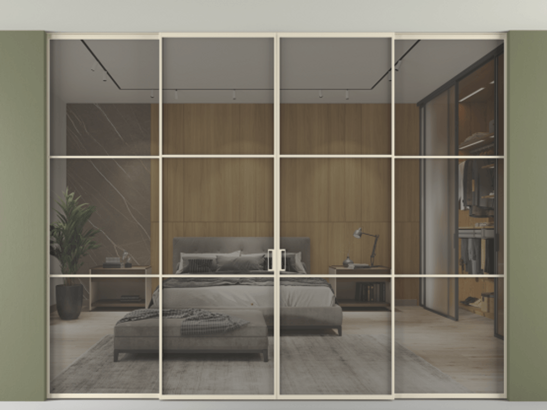 Перегородка Формато внутри проёма скрытое крепление в потолок 4 створки АЛПР 040.03 Алюминий бежево-серый Рефлективное серое стекло "Стопсол", калёное. Цена 555140 ₽ 1. Полотно 4 шт. (800/2100 мм)
2. Комплект установки раздвижной системы
3. Базовый комплект фурнитуры
4.Ручка Рондо. Фабрика дверей Волховец 8 (800) 551 43 19 Перегородка Формато внутри проёма скрытое крепление в потолок 4 створки АЛПР 040.03 Алюминий бежево-серый Рефлективное серое стекло "Стопсол", калёное Цена 555140 ₽ | Volhovec