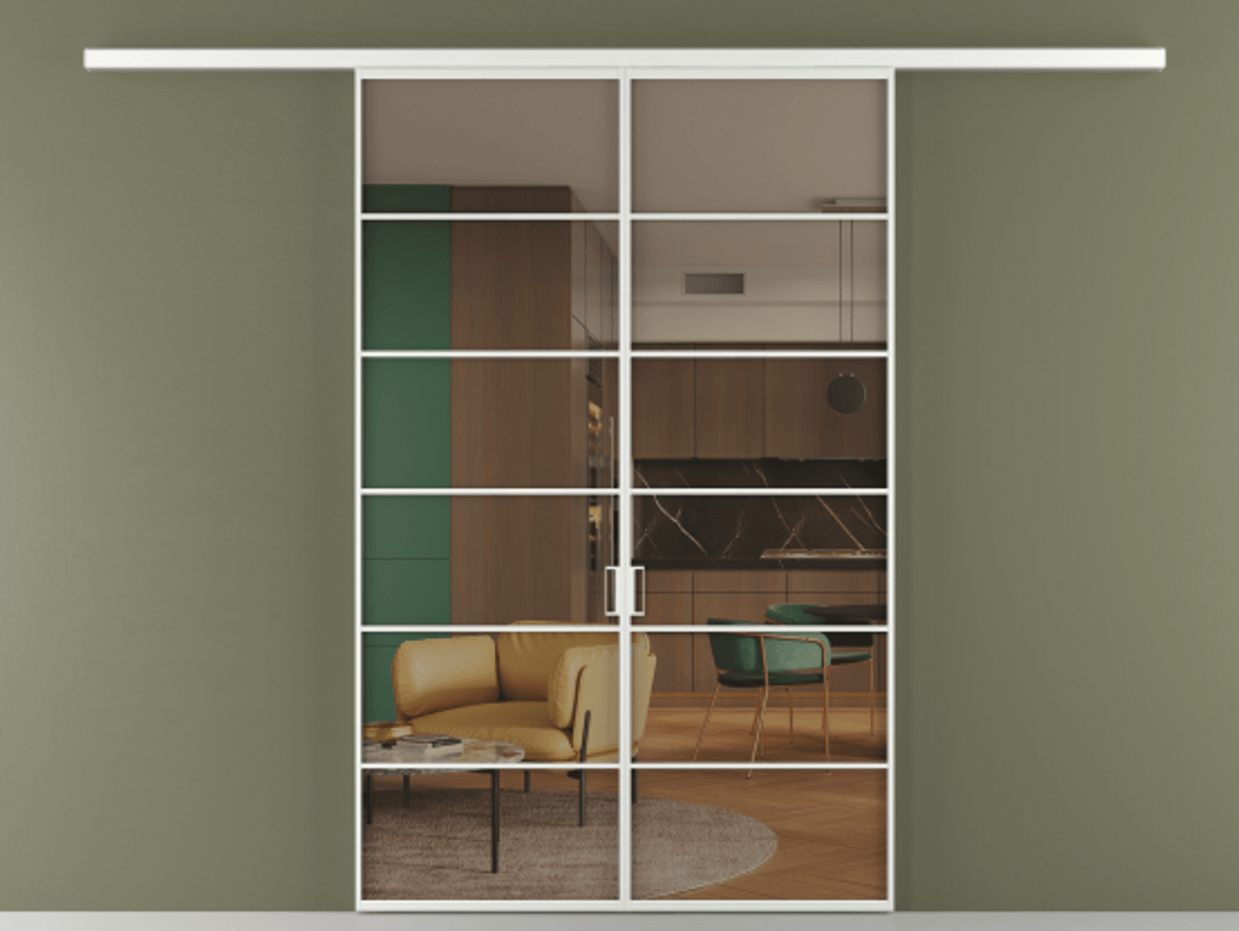 Перегородка Формато вдоль стены 2 створки АЛПР 040.04 Алюминий белоснежный Прозрачное бронзовое стекло, триплекс. Цена 207150 ₽ 1. Полотно 2 шт. (800/2100 мм)
2. Комплект установки раздвижной системы
3. Базовый комплект фурнитуры
4.Ручка Рондо. Фабрика дверей Волховец 8 (800) 551 43 19 Перегородка Формато вдоль стены 2 створки АЛПР 040.04 Алюминий белоснежный Прозрачное бронзовое стекло, триплекс Цена 207150 ₽ | Volhovec