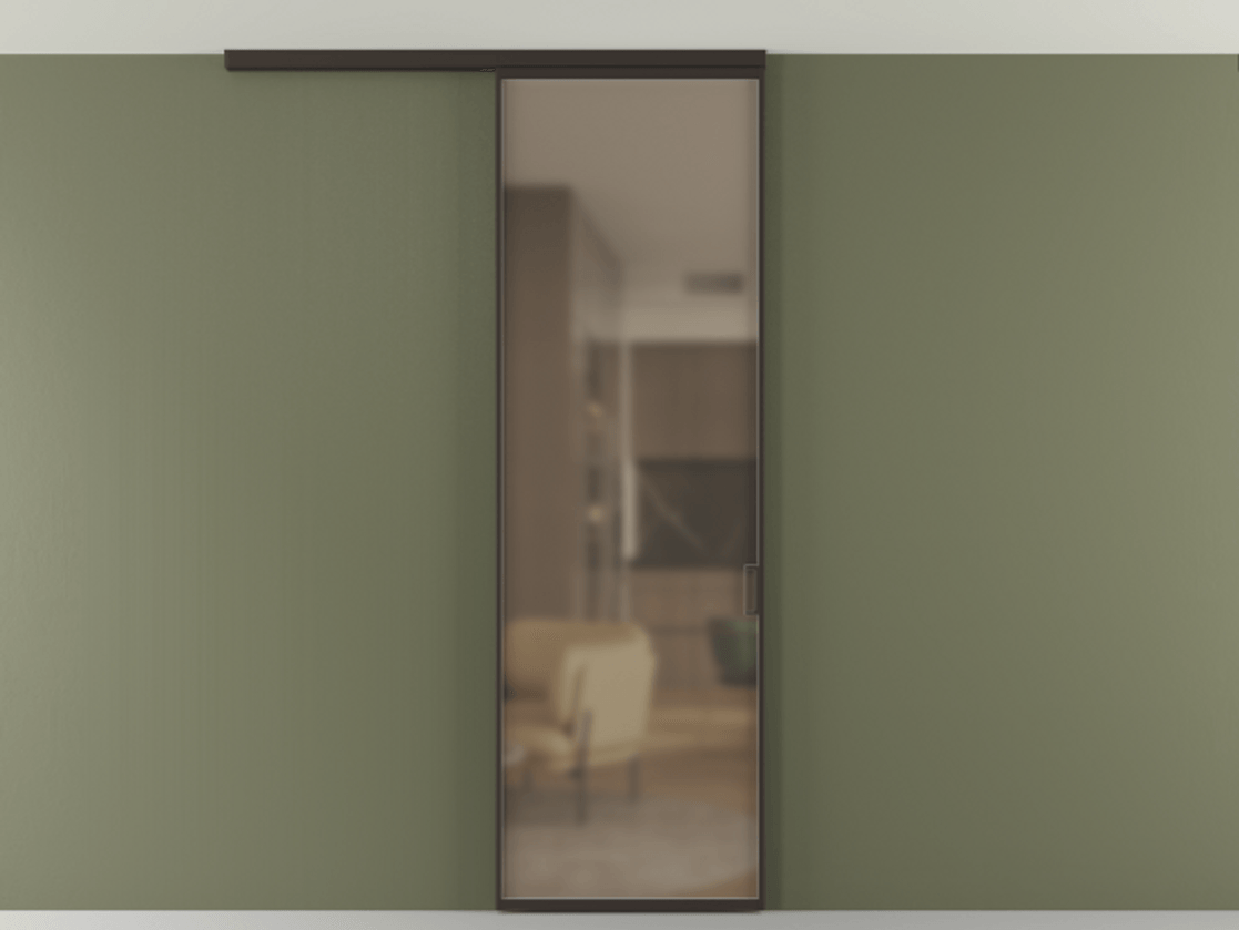 Перегородка Формато вдоль стены на потолок 1 створка АЛПР 040.01 Алюминий антрацит Сатинированное бронзовое стекло, триплекс. Цена 92403 ₽ 1. Полотно 2 шт. (800/2100 мм)
2. Комплект установки раздвижной системы
3. Базовый комплект фурнитуры
4.Ручка Рондо. Фабрика дверей Волховец 8 (800) 551 43 19 Перегородка Формато вдоль стены на потолок 1 створка АЛПР 040.01 Алюминий антрацит Сатинированное бронзовое стекло, триплекс Цена 92403 ₽ | Volhovec