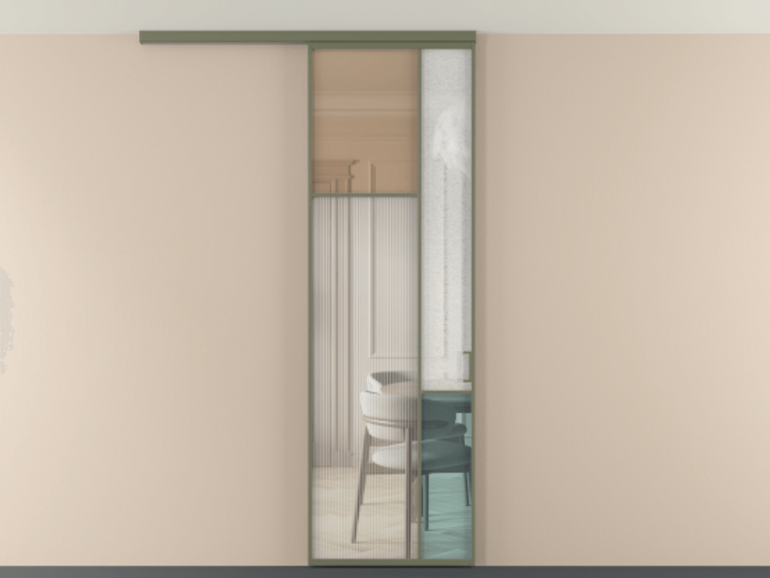 Перегородка Мозаик вдоль стены на потолок 1 створка АЛПР 041.10 Алюминий оливковый тёмный Комбинация стекол Группы 1 и Группы 3. Цена 141040 ₽ . Фабрика дверей Волховец 8 (800) 551 43 19 Перегородка Мозаик вдоль стены на потолок 1 створка АЛПР 041.10 Алюминий оливковый тёмный Комбинация стекол Группы 1 и Группы 3 Цена 141040 ₽ | Volhovec