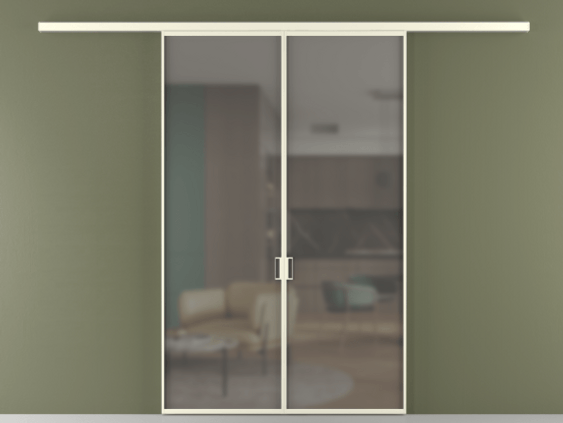 Перегородка Формато вдоль стены 2 створки АЛПР 040.01 Алюминий молочно-белый Сатинированное серое стекло, триплекс. Цена 187350 ₽ 1. Полотно 2 шт. (800/2100 мм)
2. Комплект установки раздвижной системы
3. Базовый комплект фурнитуры
4.Ручка Рондо. Фабрика дверей Волховец 8 (800) 551 43 19 Перегородка Формато вдоль стены 2 створки АЛПР 040.01 Алюминий молочно-белый Сатинированное серое стекло, триплекс Цена 187350 ₽ | Volhovec