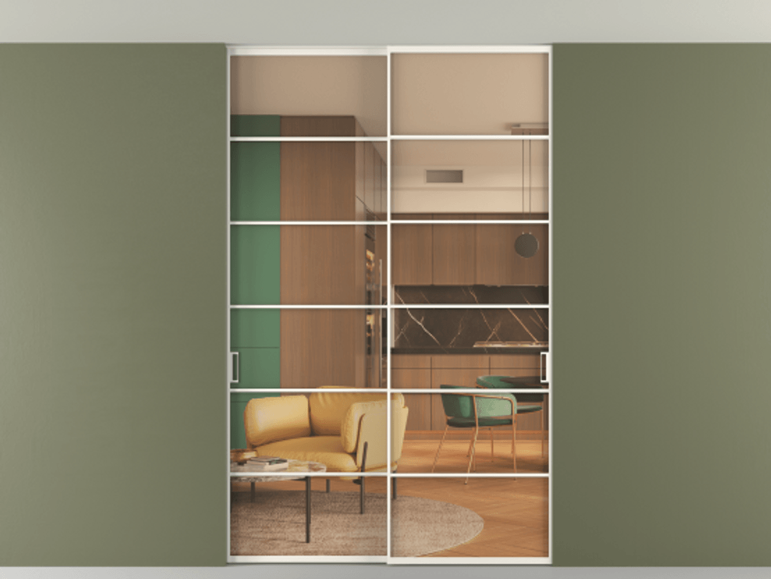 Перегородка Формато внутри проёма скрытое крепление в потолок 2 створки АЛПР 040.04 Алюминий пудровый белый Прозрачное оранжевое стекло, триплекс. Цена 261085 ₽ 1. Полотно 2 шт. (800/2100 мм)
2. Комплект установки раздвижной системы
3. Базовый комплект фурнитуры
4. Ручка Рондо. Фабрика дверей Волховец 8 (800) 551 43 19 Перегородка Формато внутри проёма скрытое крепление в потолок 2 створки АЛПР 040.04 Алюминий пудровый белый Прозрачное оранжевое стекло, триплекс Цена 261085 ₽ | Volhovec