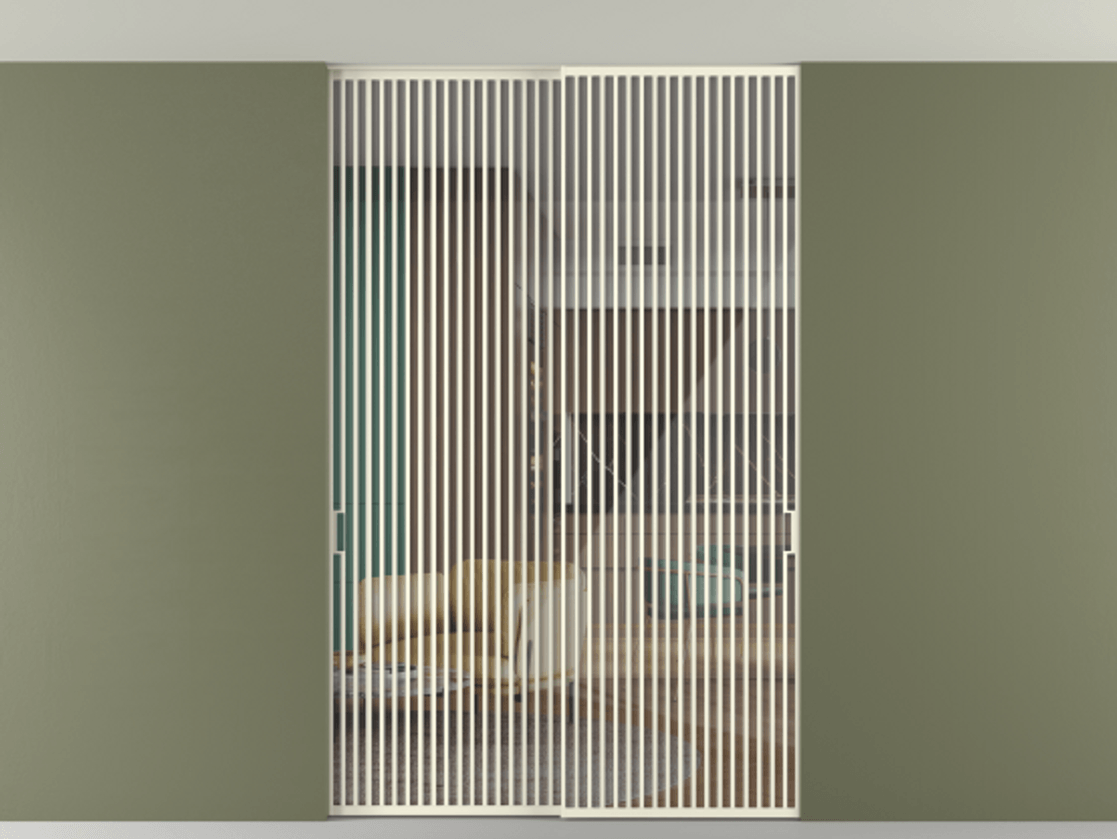 Перегородка Формато внутри проёма скрытое крепление в потолок 2 створки АЛПР 040.06 Алюминий молочно-белый Рефлективное прозрачное стекло "Стопсол", калёное. Цена 521120 ₽ 1. Полотно 2 шт. (800/2100 мм)
2. Комплект установки раздвижной системы
3. Базовый комплект фурнитуры
4. Ручка Рондо. Фабрика дверей Волховец 8 (800) 551 43 19 Перегородка Формато внутри проёма скрытое крепление в потолок 2 створки АЛПР 040.06 Алюминий молочно-белый Рефлективное прозрачное стекло "Стопсол", калёное Цена 521120 ₽ | Volhovec