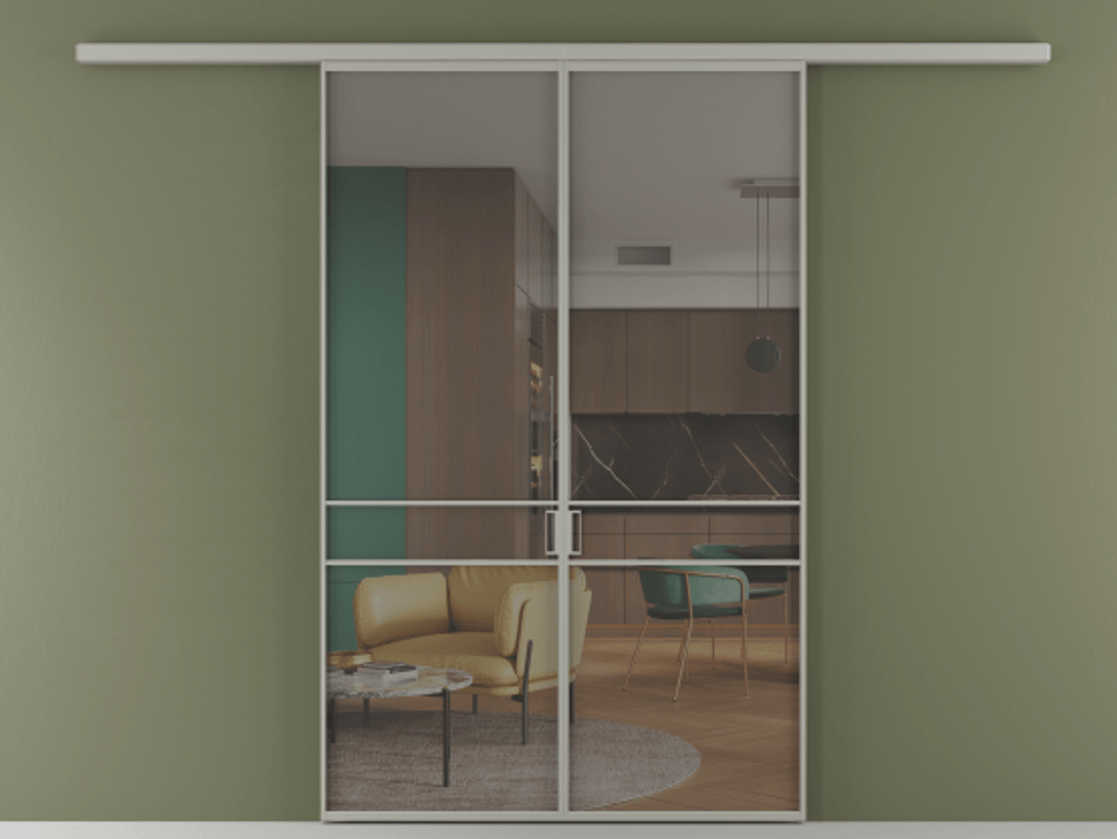 Перегородка Formato вдоль стены 2 створки АЛПР 040.02 Алюминий нейтральный серый Прозрачное серое стекло, триплекс. Цена 233000 ₽ 1. Полотно 2 шт. (800/2100 мм)
2. Комплект установки раздвижной системы
3. Базовый комплект фурнитуры
4.Ручка RONDO
. Фабрика дверей Волховец 8 (800) 551 43 19 Перегородка Formato вдоль стены 2 створки АЛПР 040.02 Алюминий нейтральный серый Прозрачное серое стекло, триплекс Цена 233000 ₽ | Volhovec